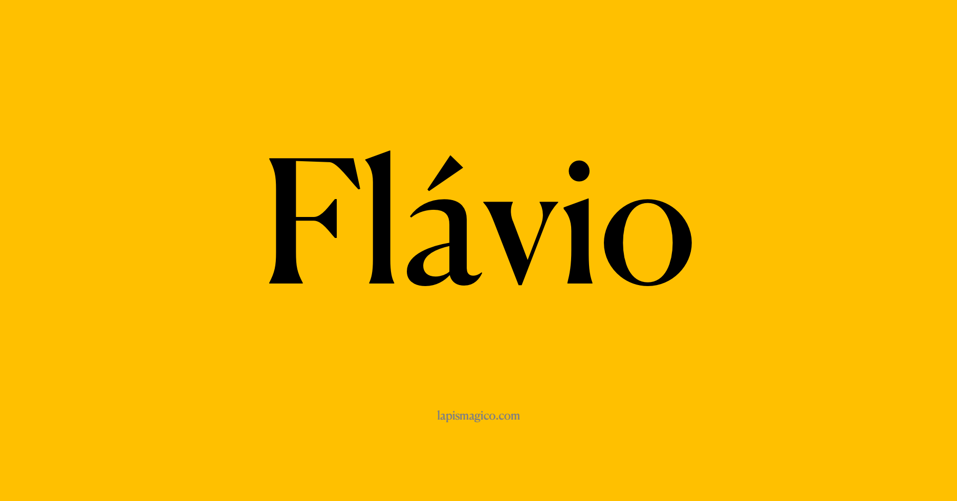 Nome Flávio