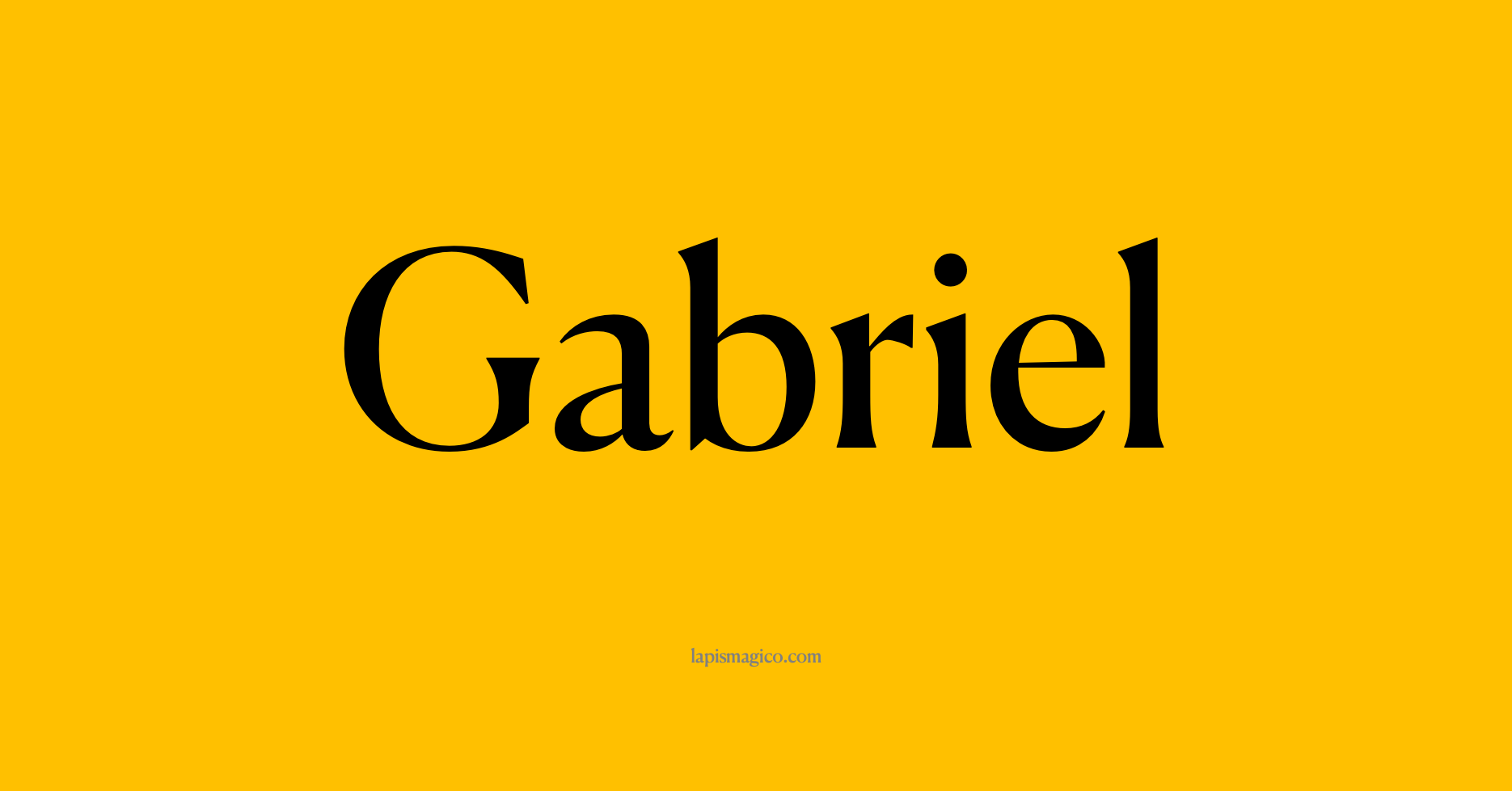 Nome Gabriel