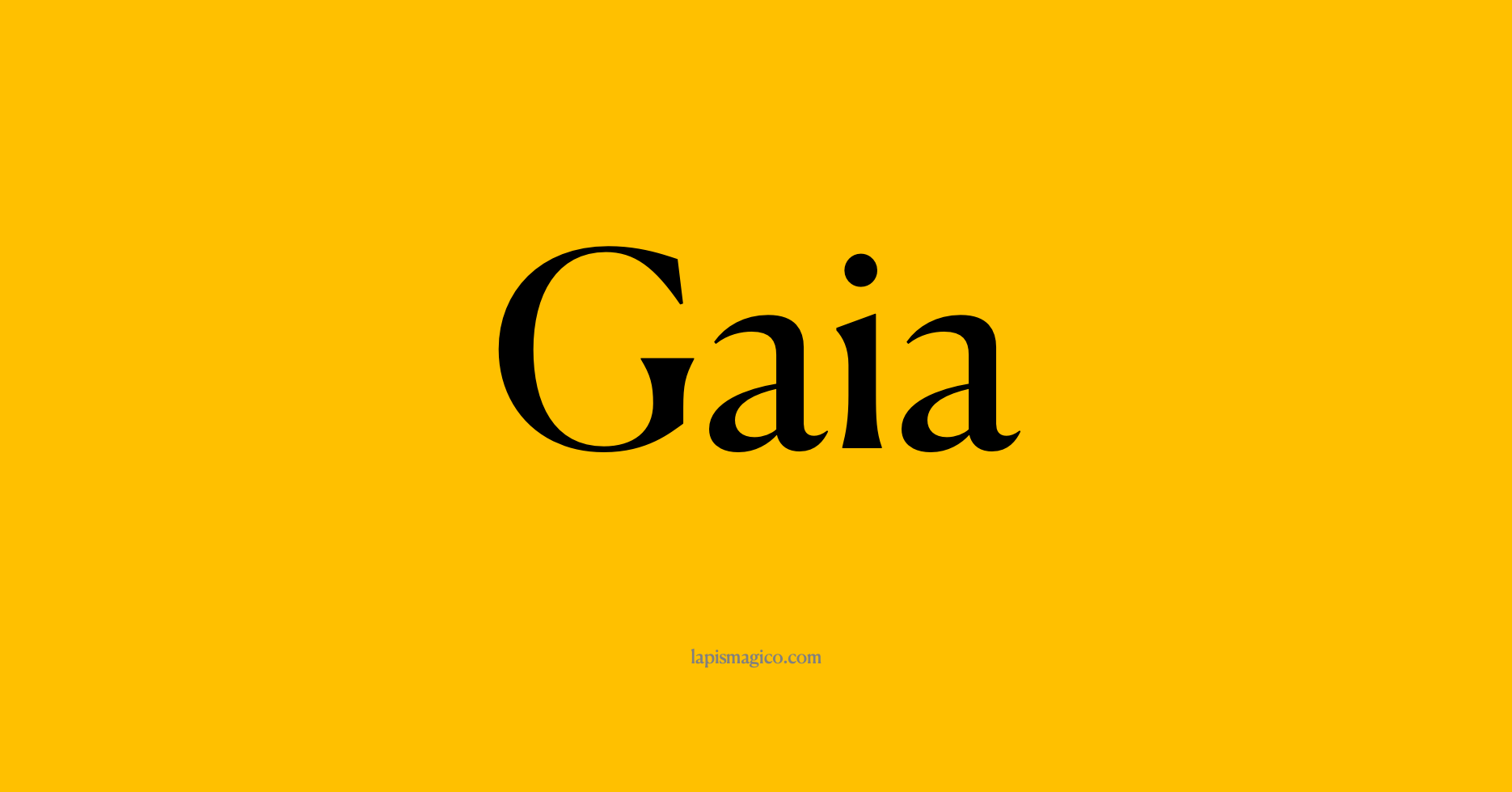 Nome Gaia