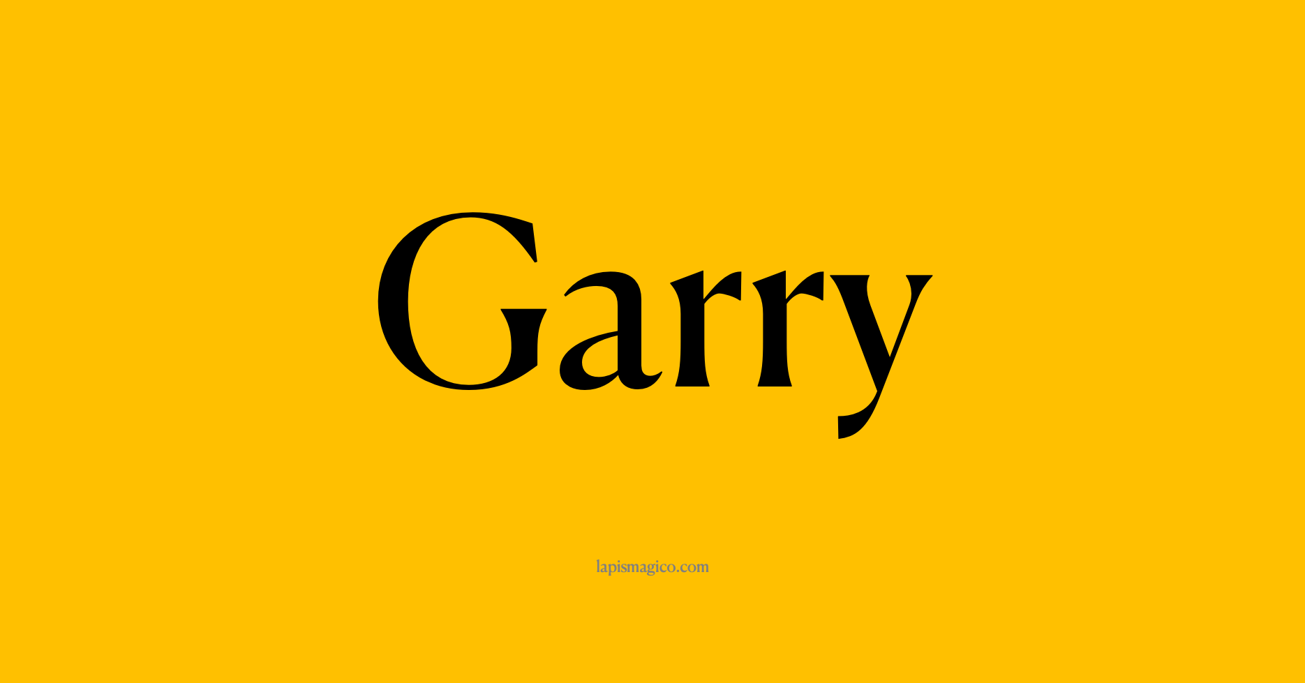 Nome Garry