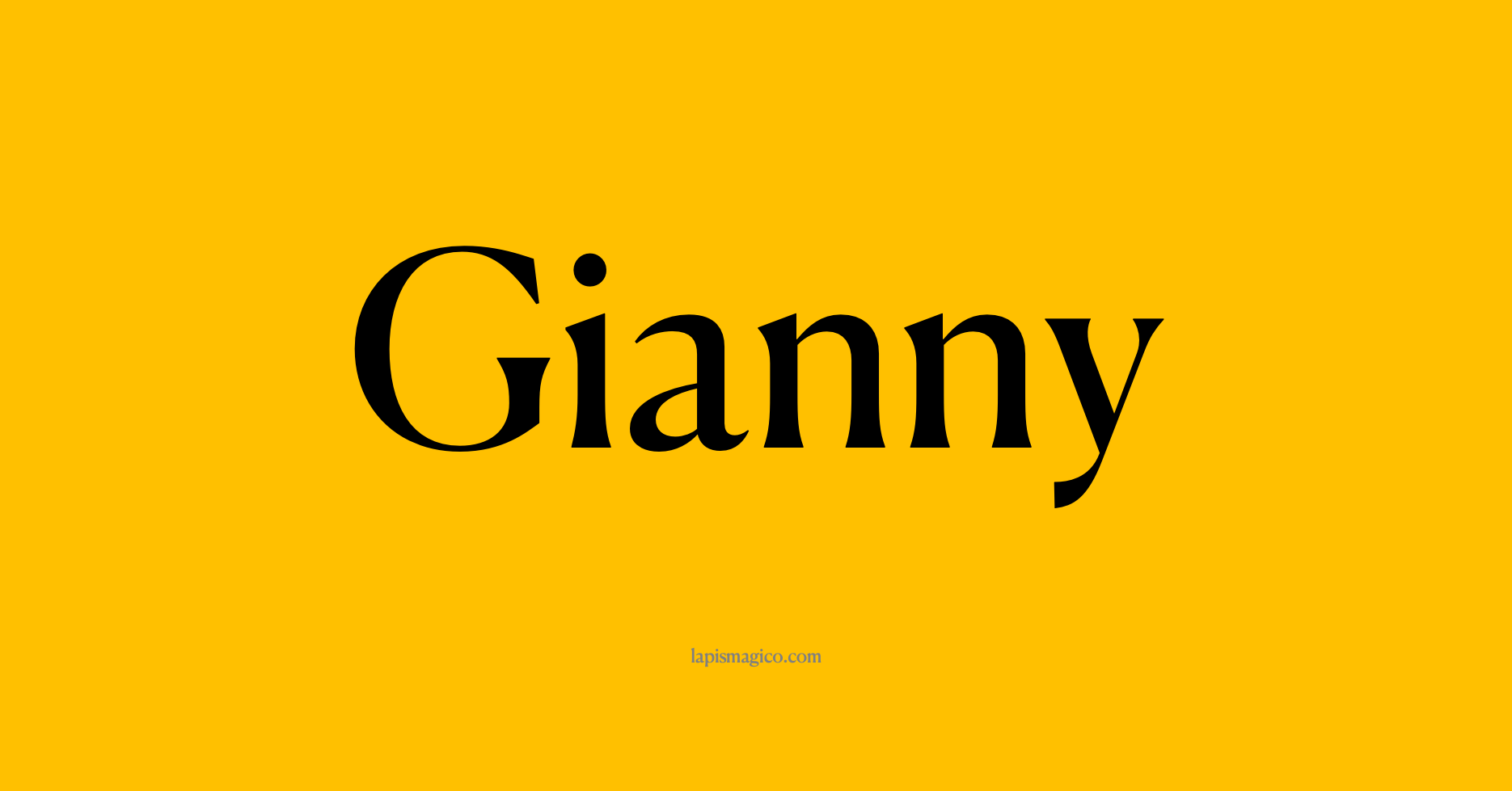 Nome Gianny
