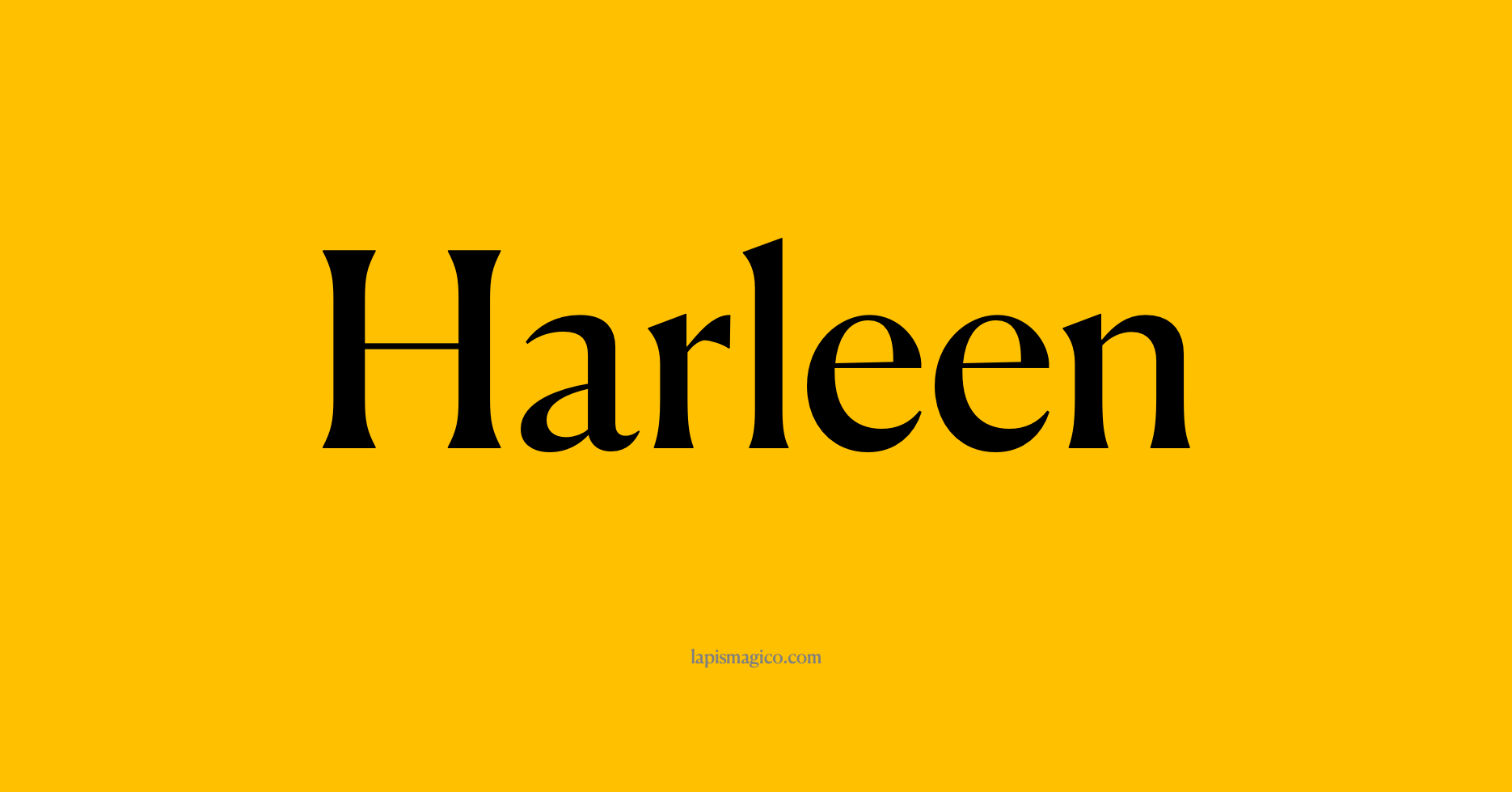 Nome Harleen