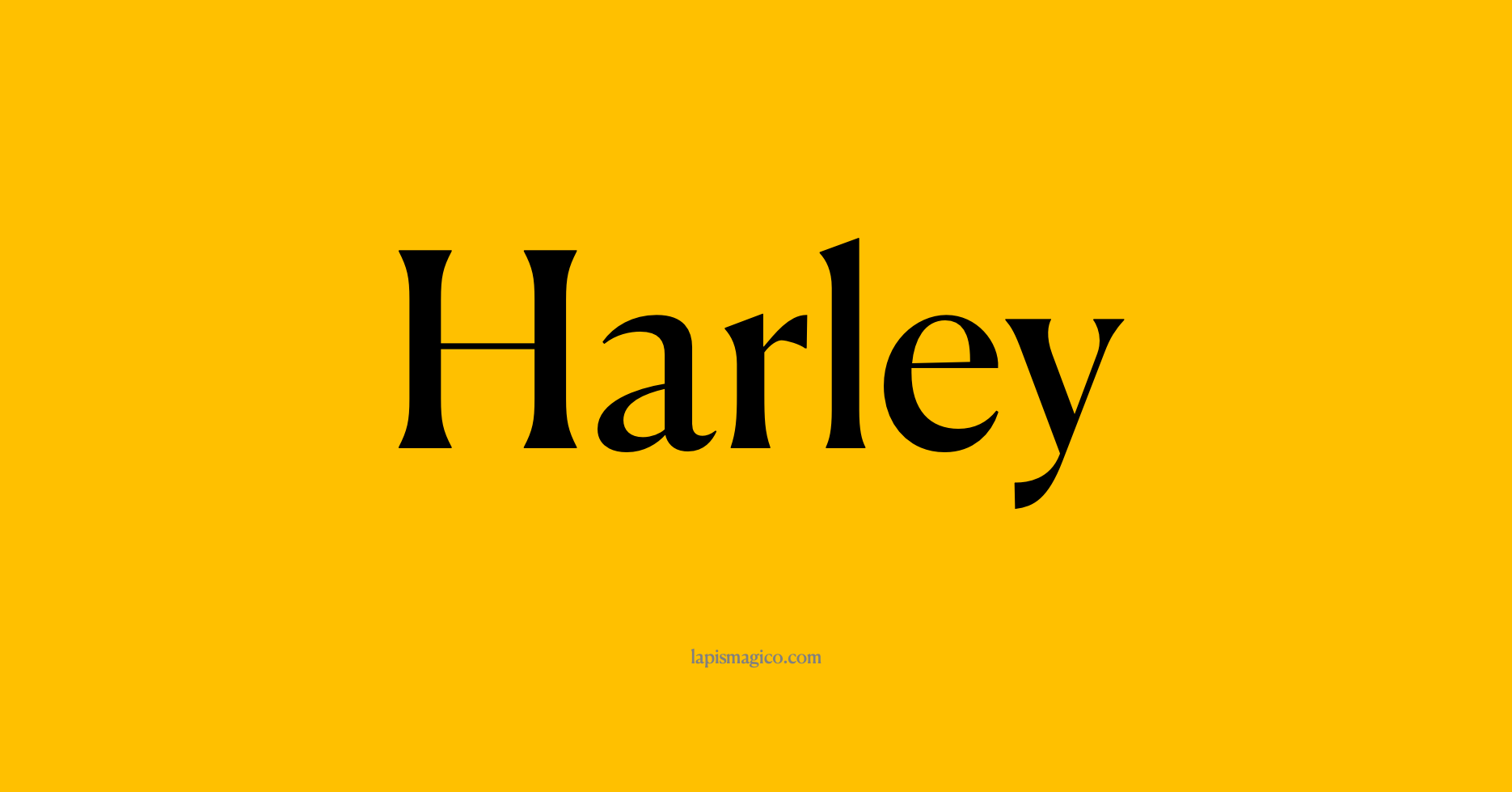 Nome Harley