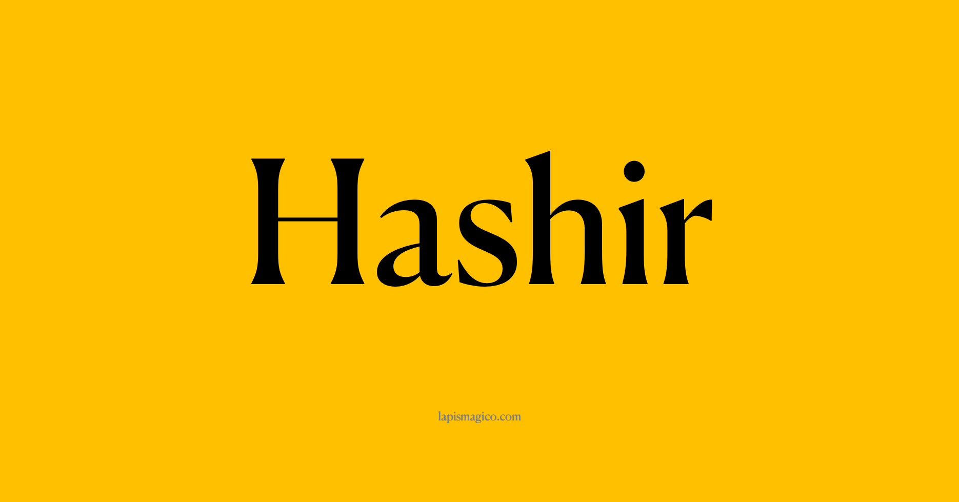 Nome Hashir