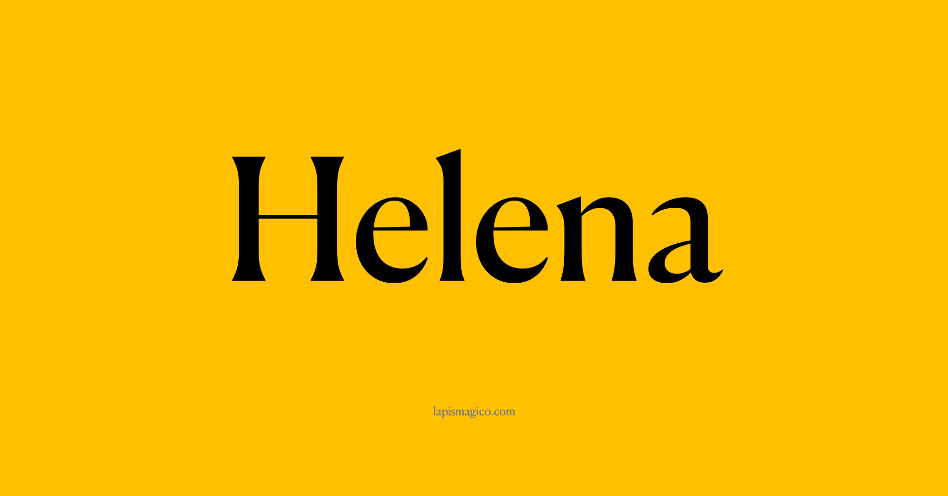 Nome Helena