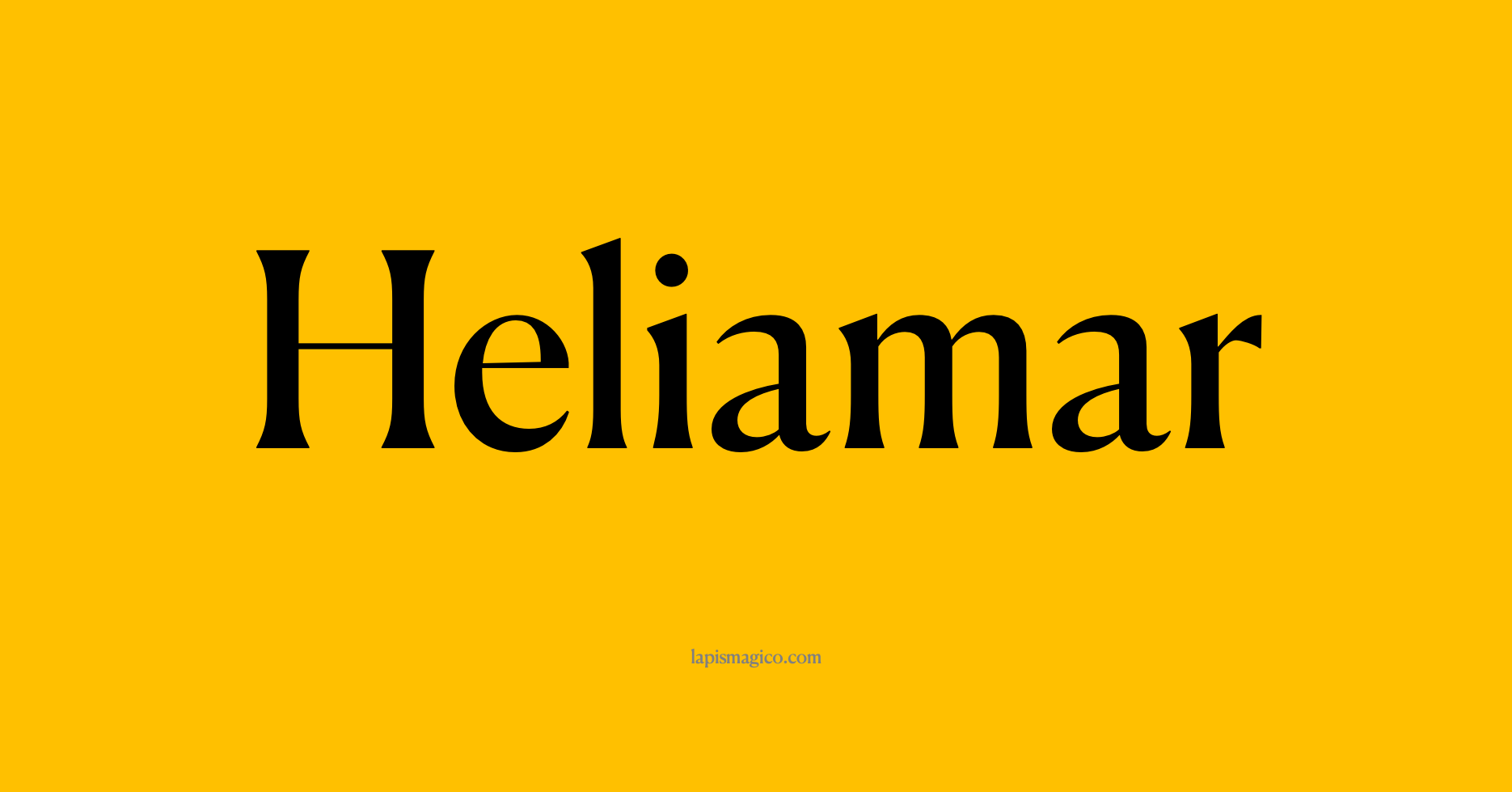 Nome Heliamar