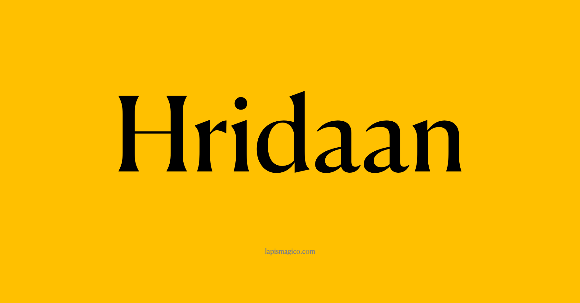 Nome Hridaan