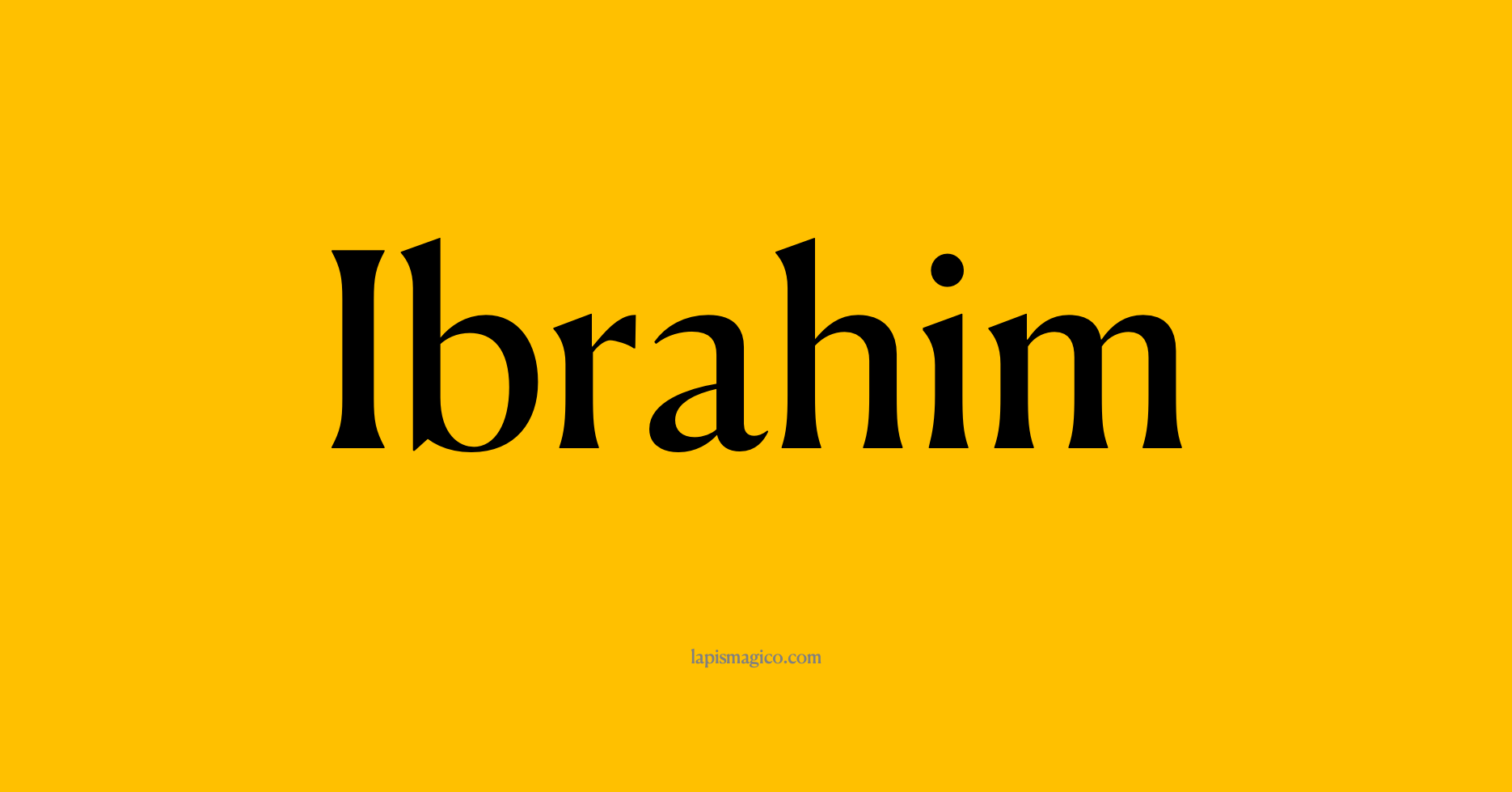Nome Ibrahim