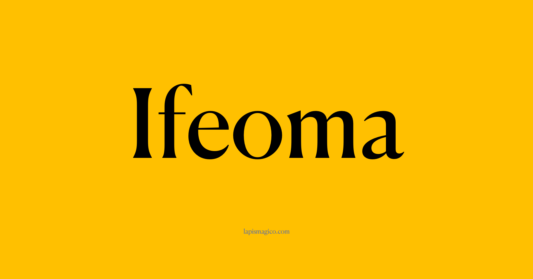 Nome Ifeoma