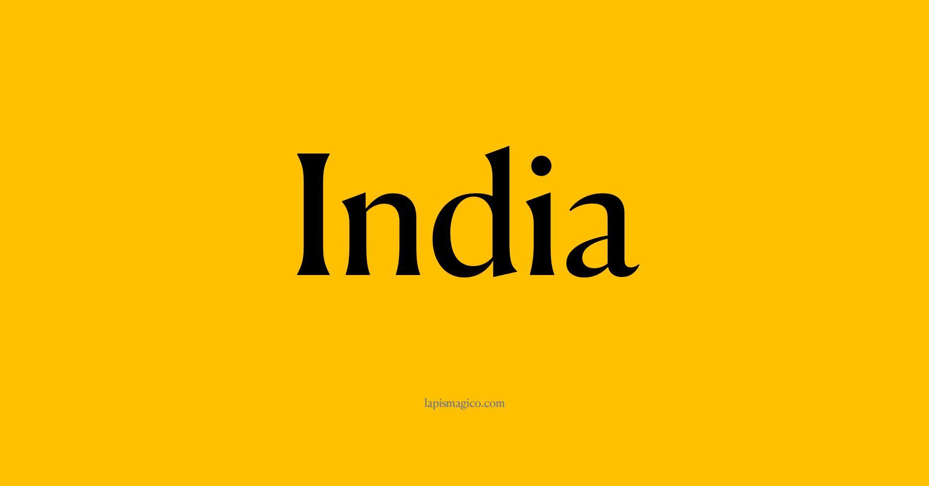 Nome India