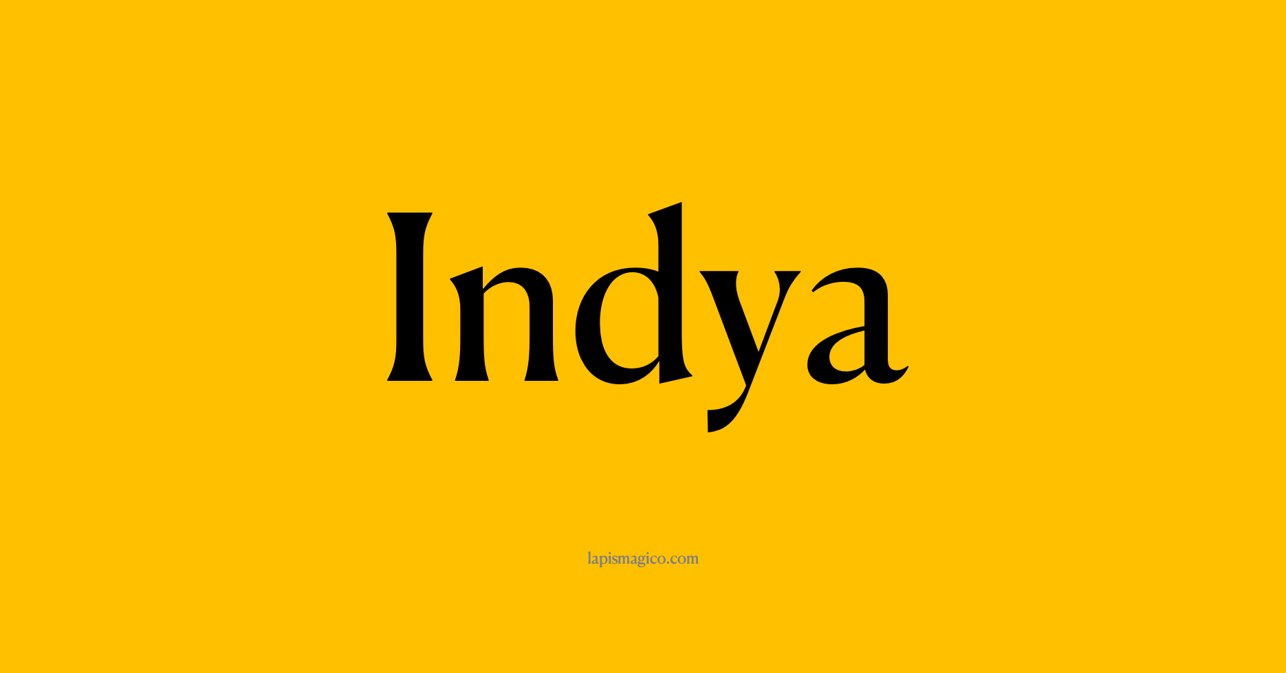 Nome Indya
