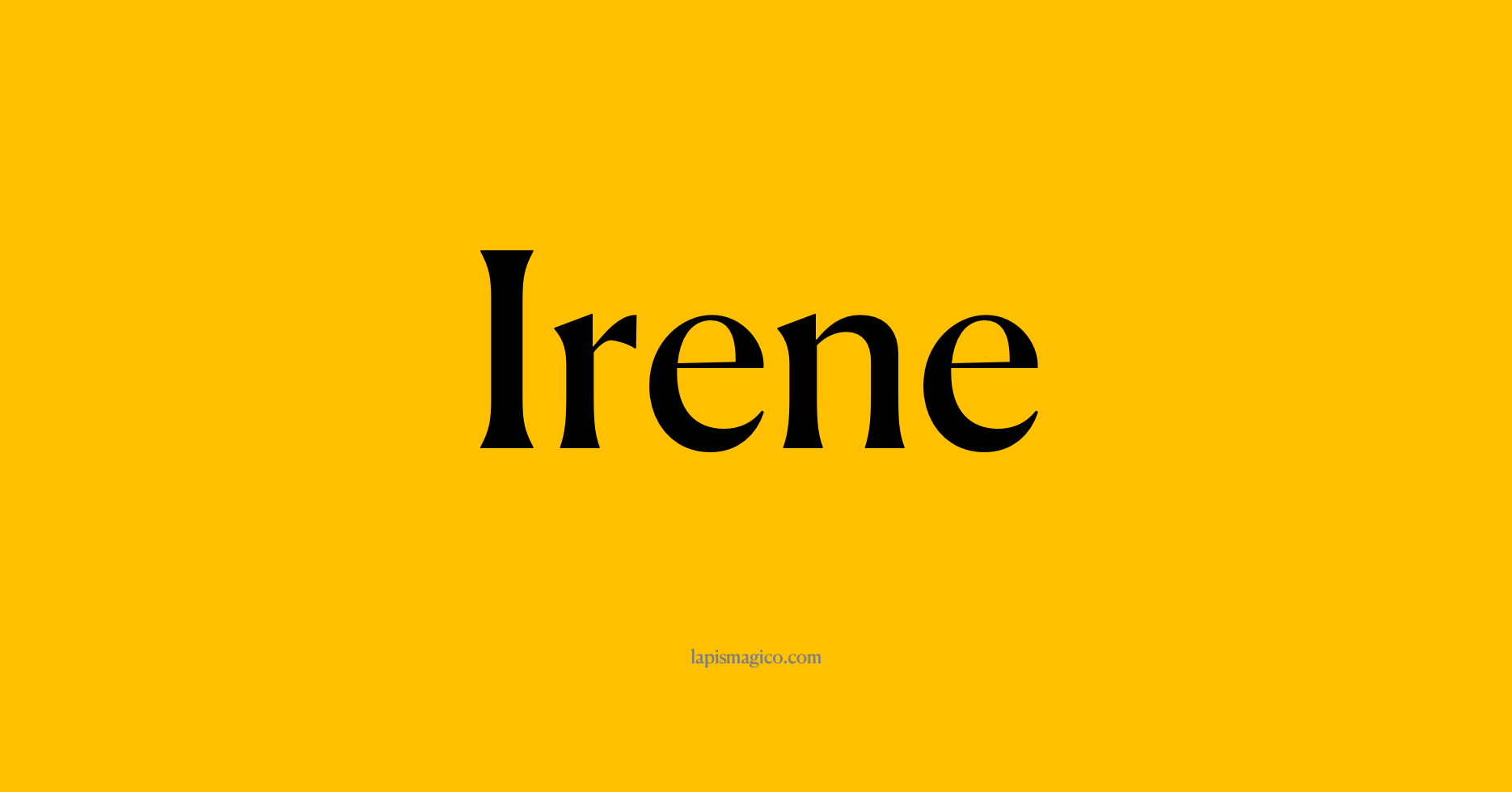 Nome Irene