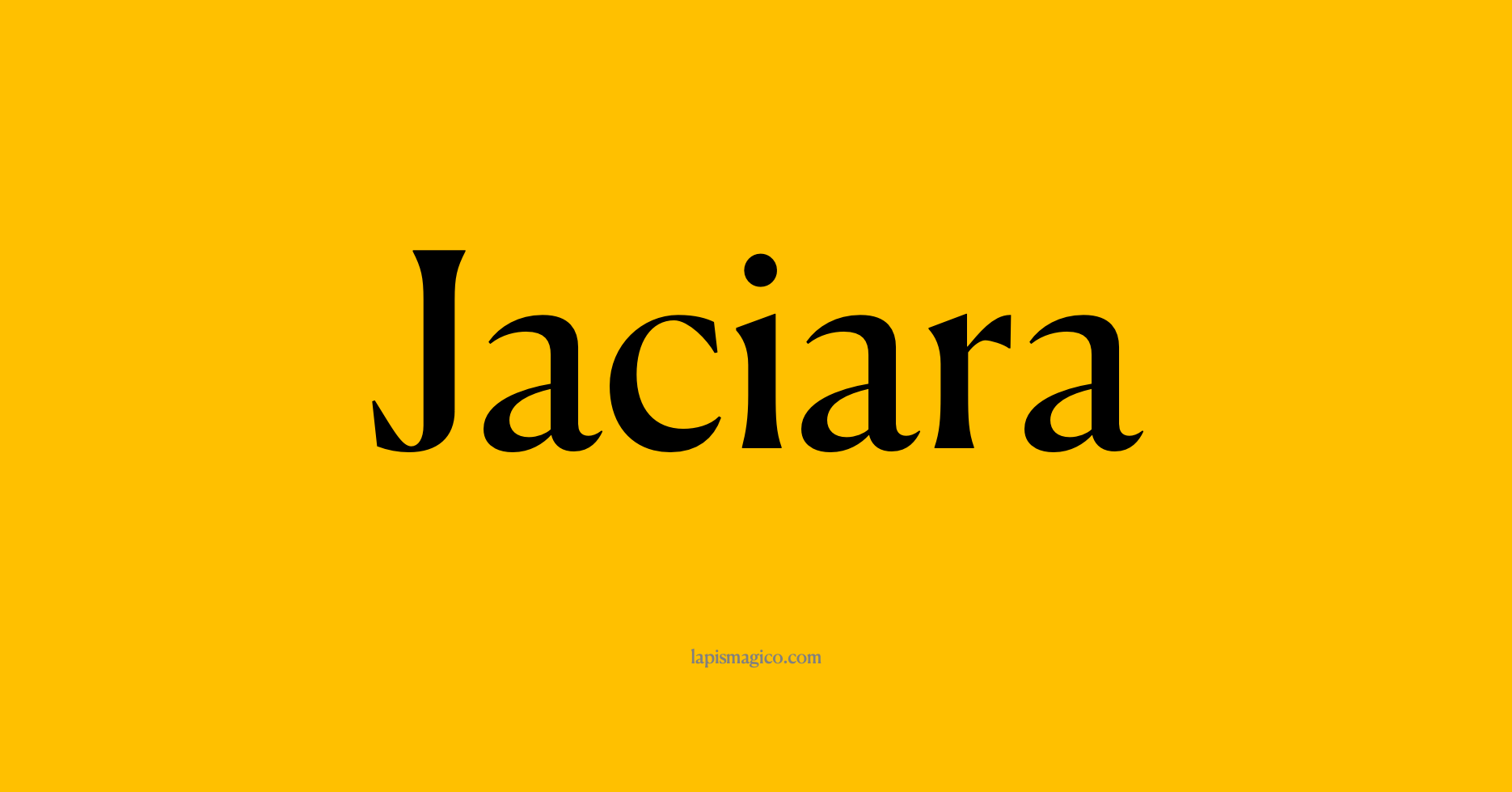 Nome Jaciara