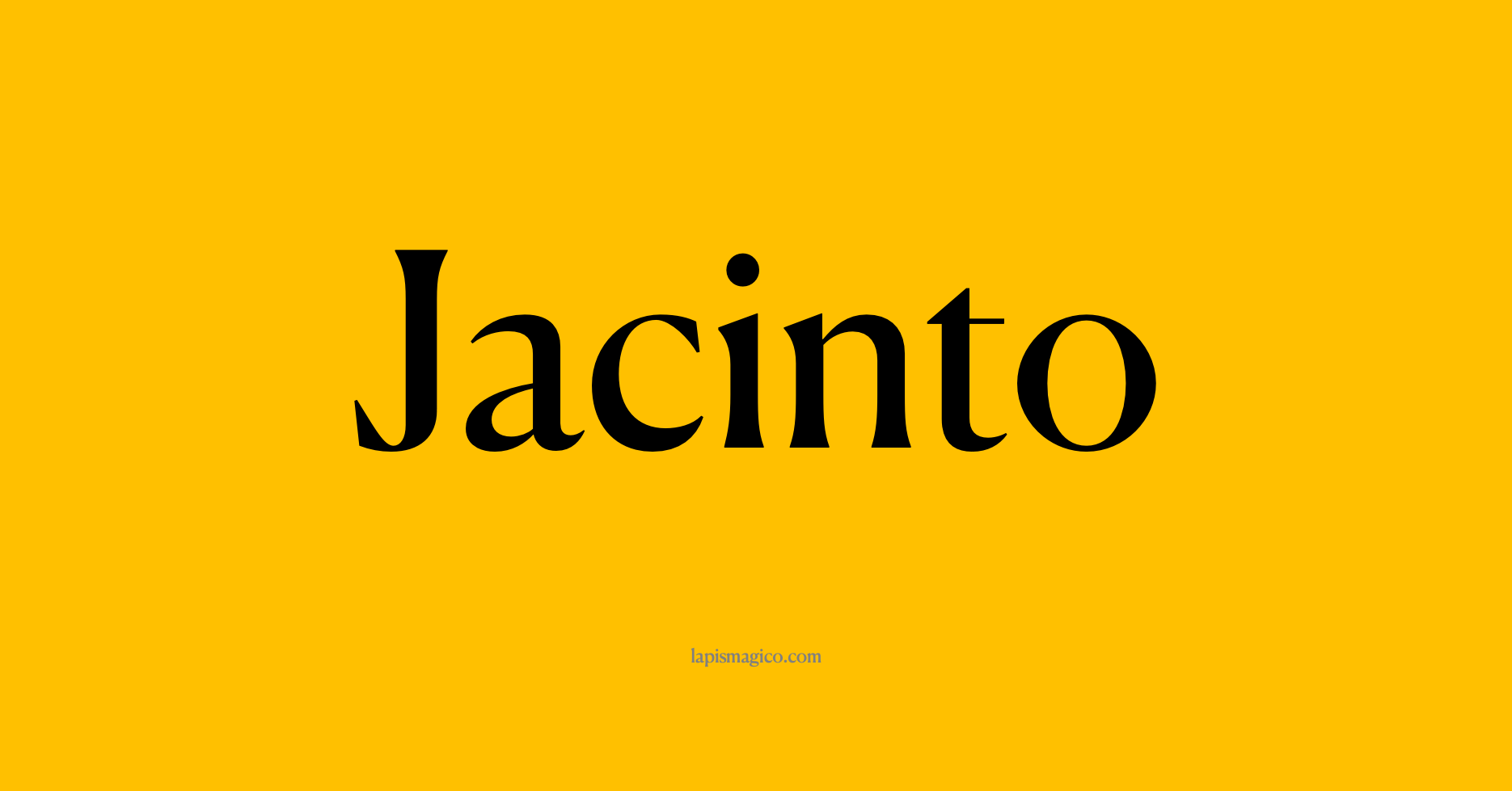 Nome Jacinto