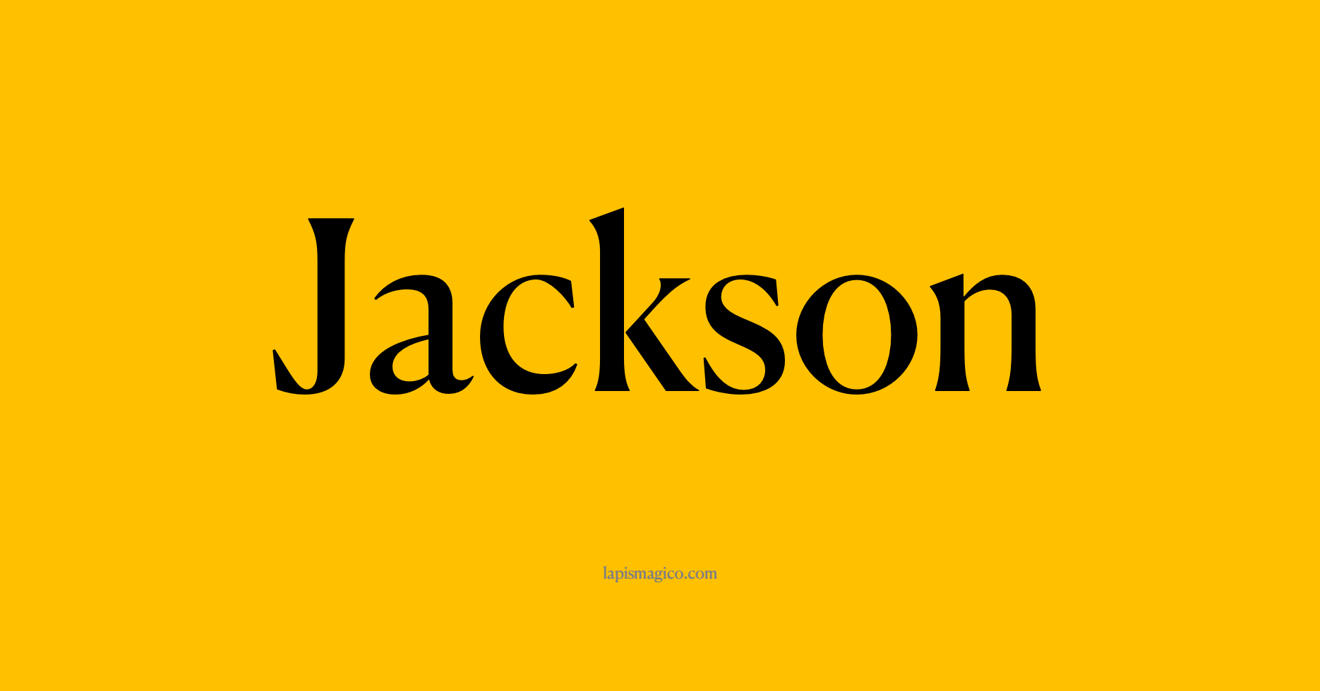 Nome Jackson