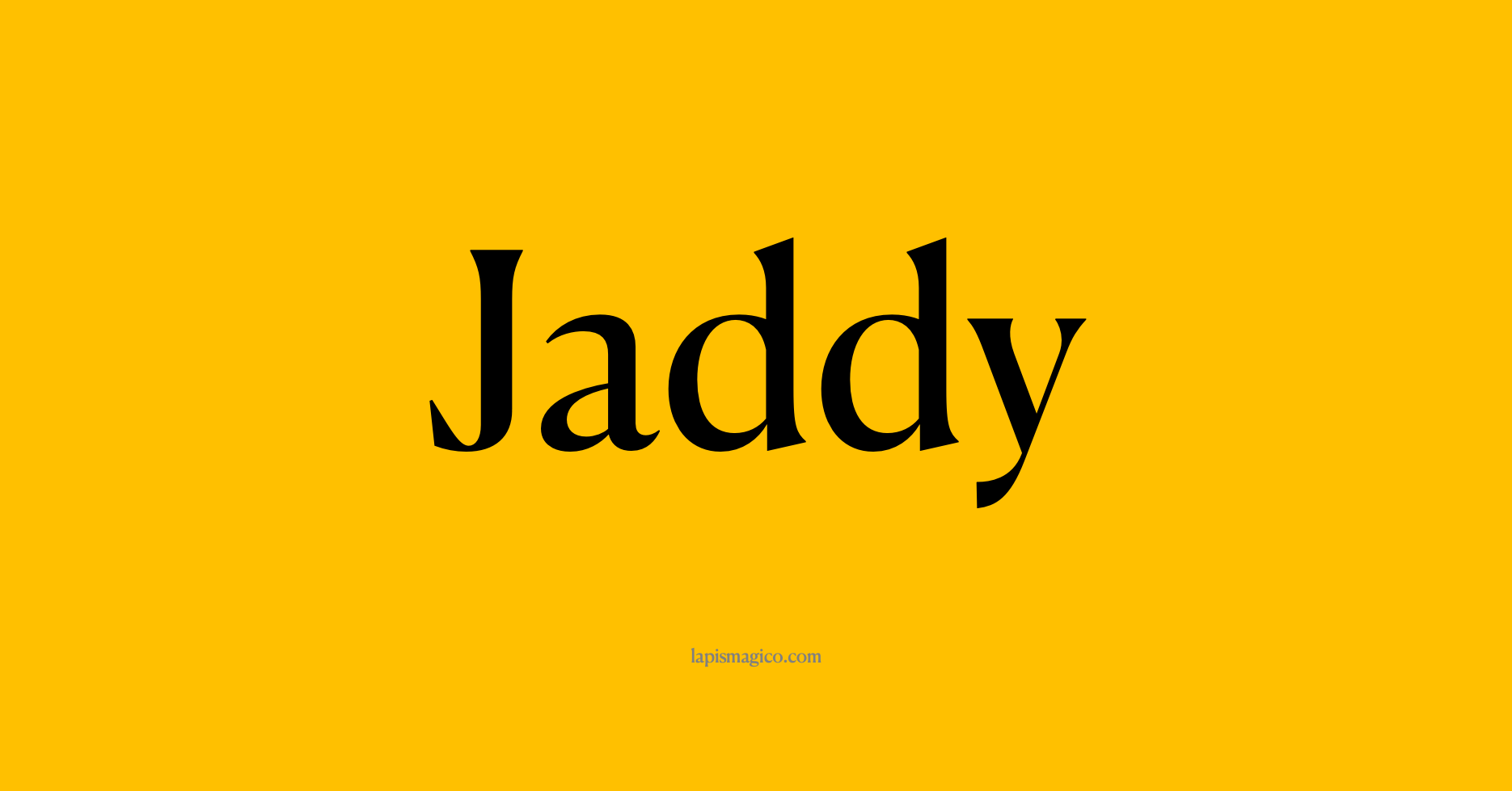 Nome Jaddy