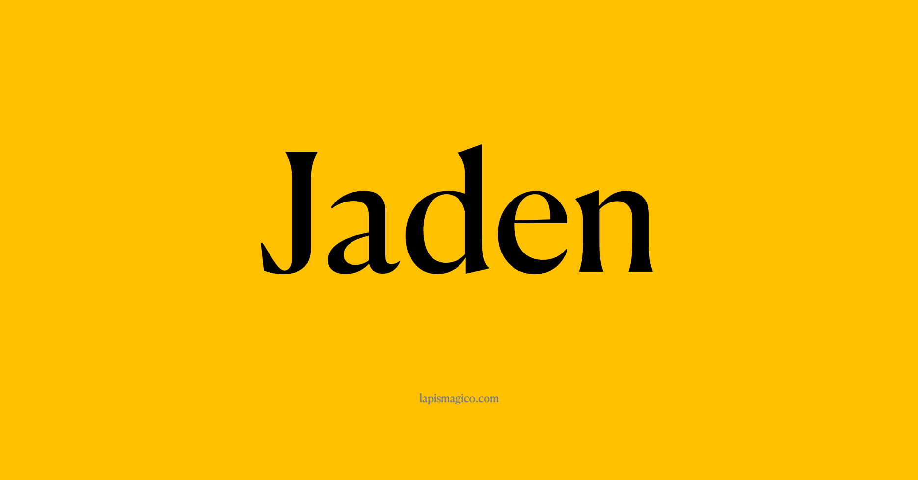 Nome Jaden