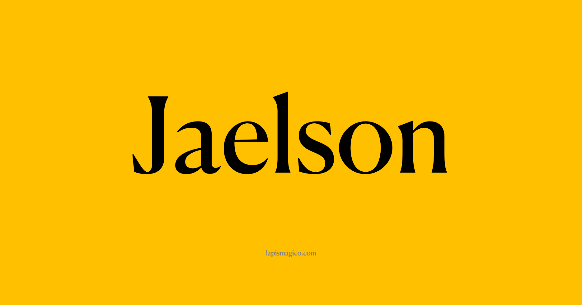 Nome Jaelson