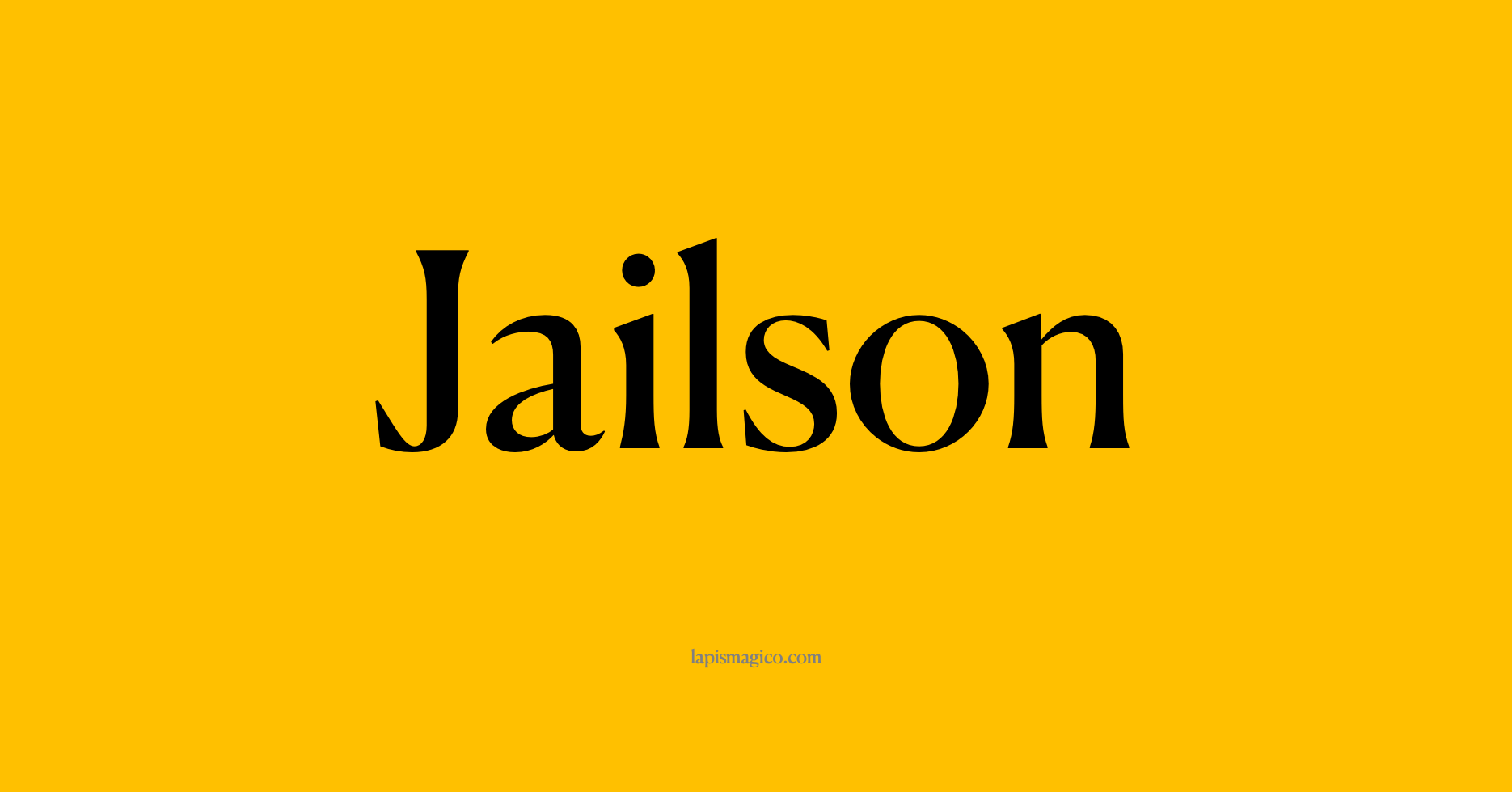 Nome Jailson
