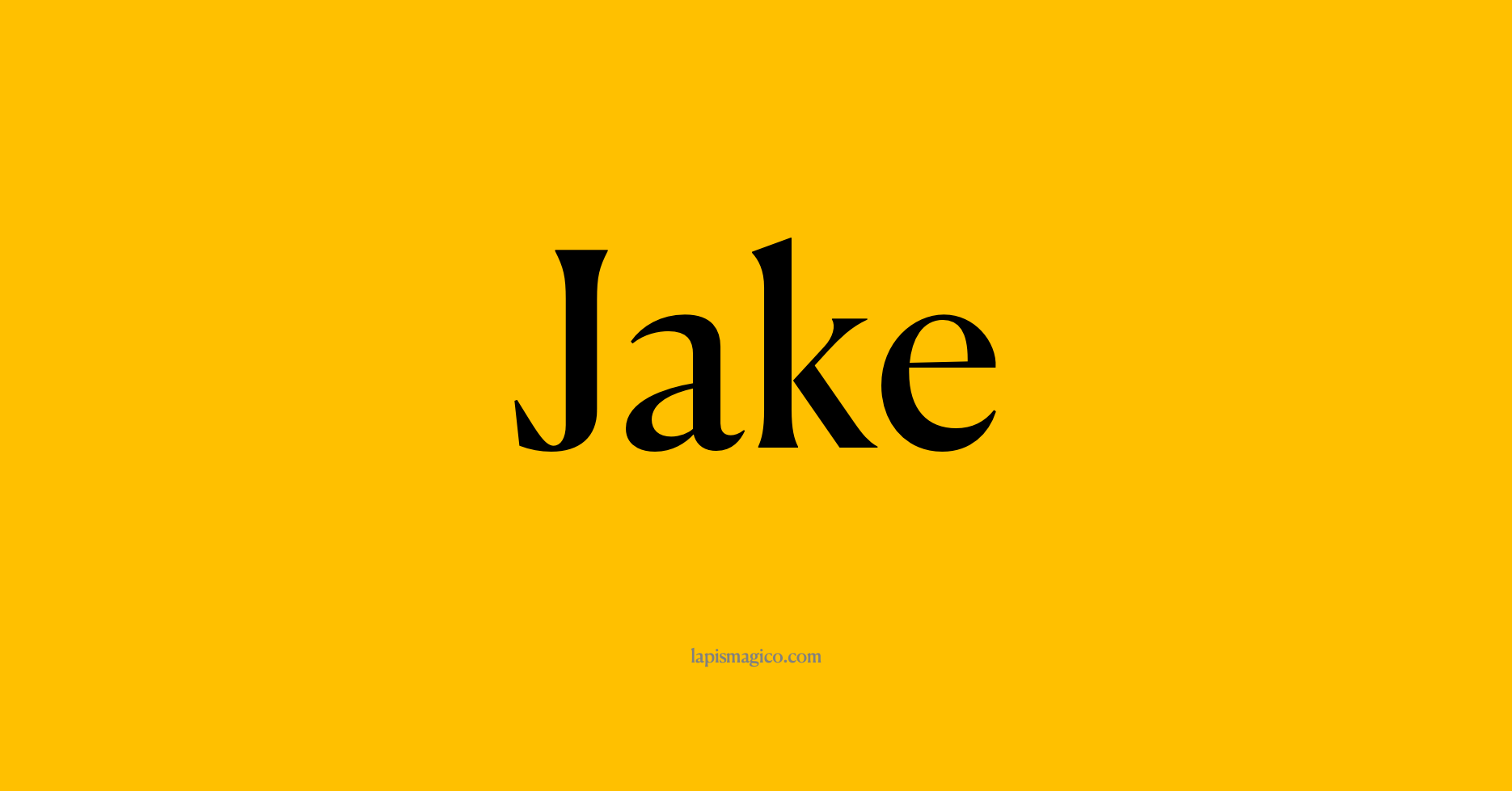 Nome Jake
