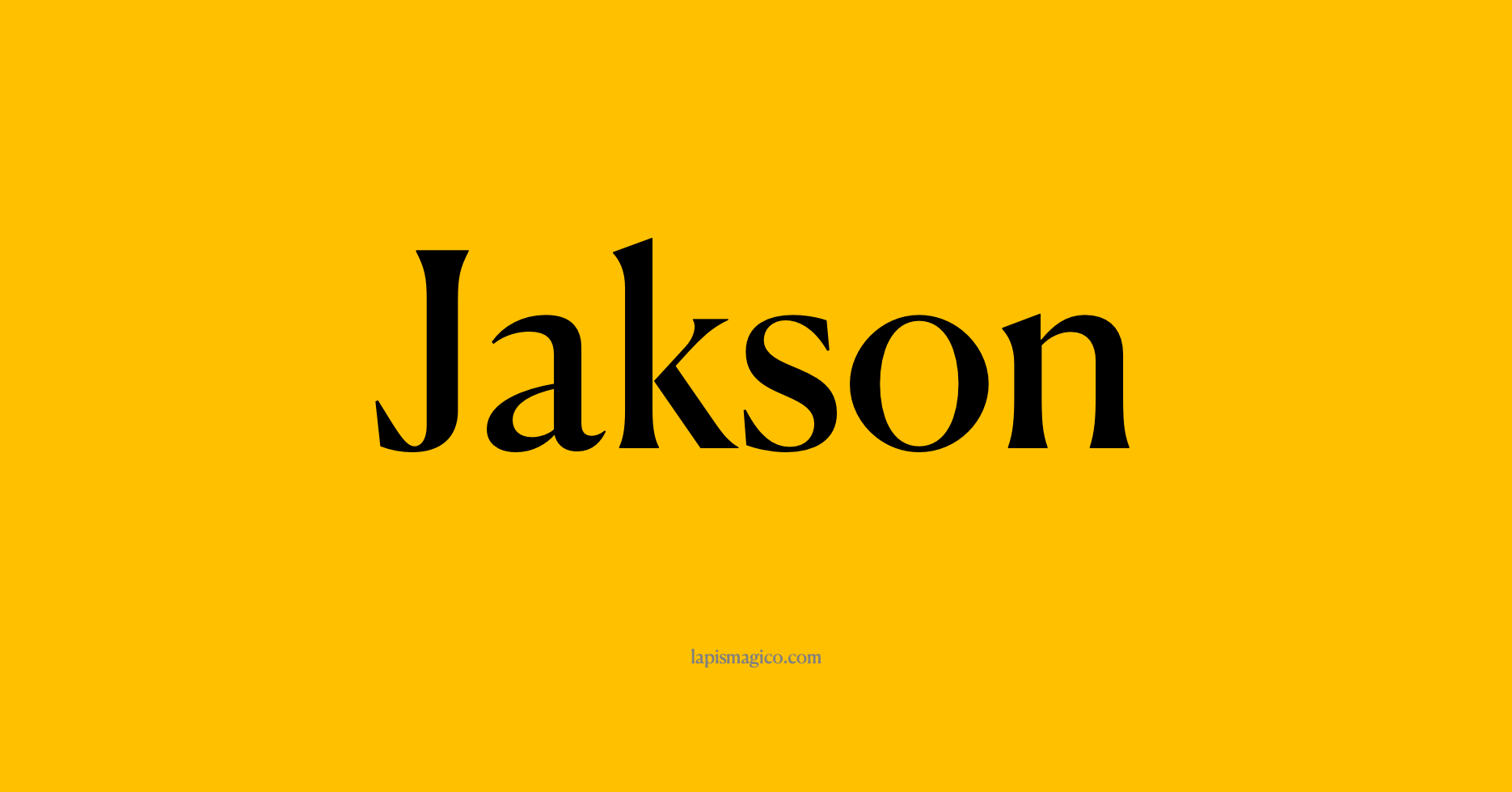 Nome Jakson