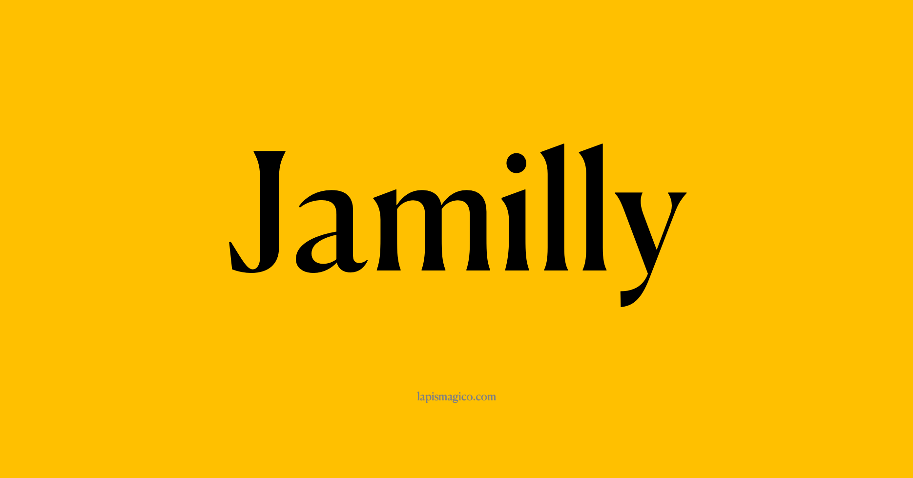 Nome Jamilly