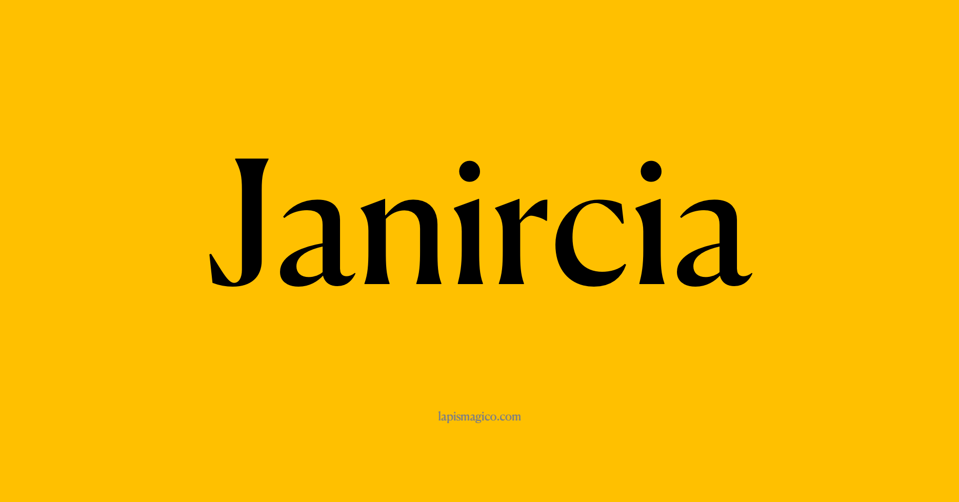 Nome Janircia