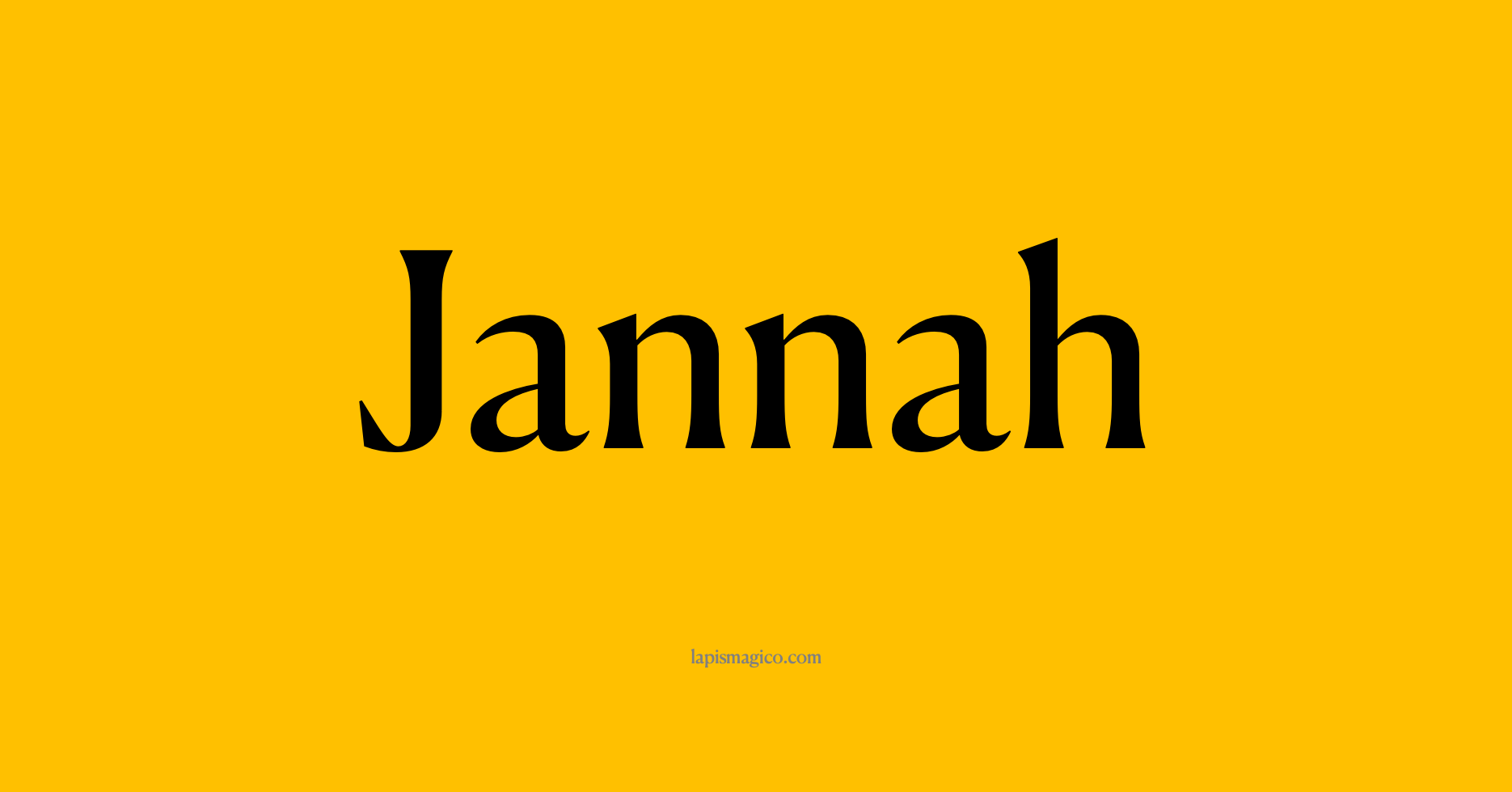 Nome Jannah