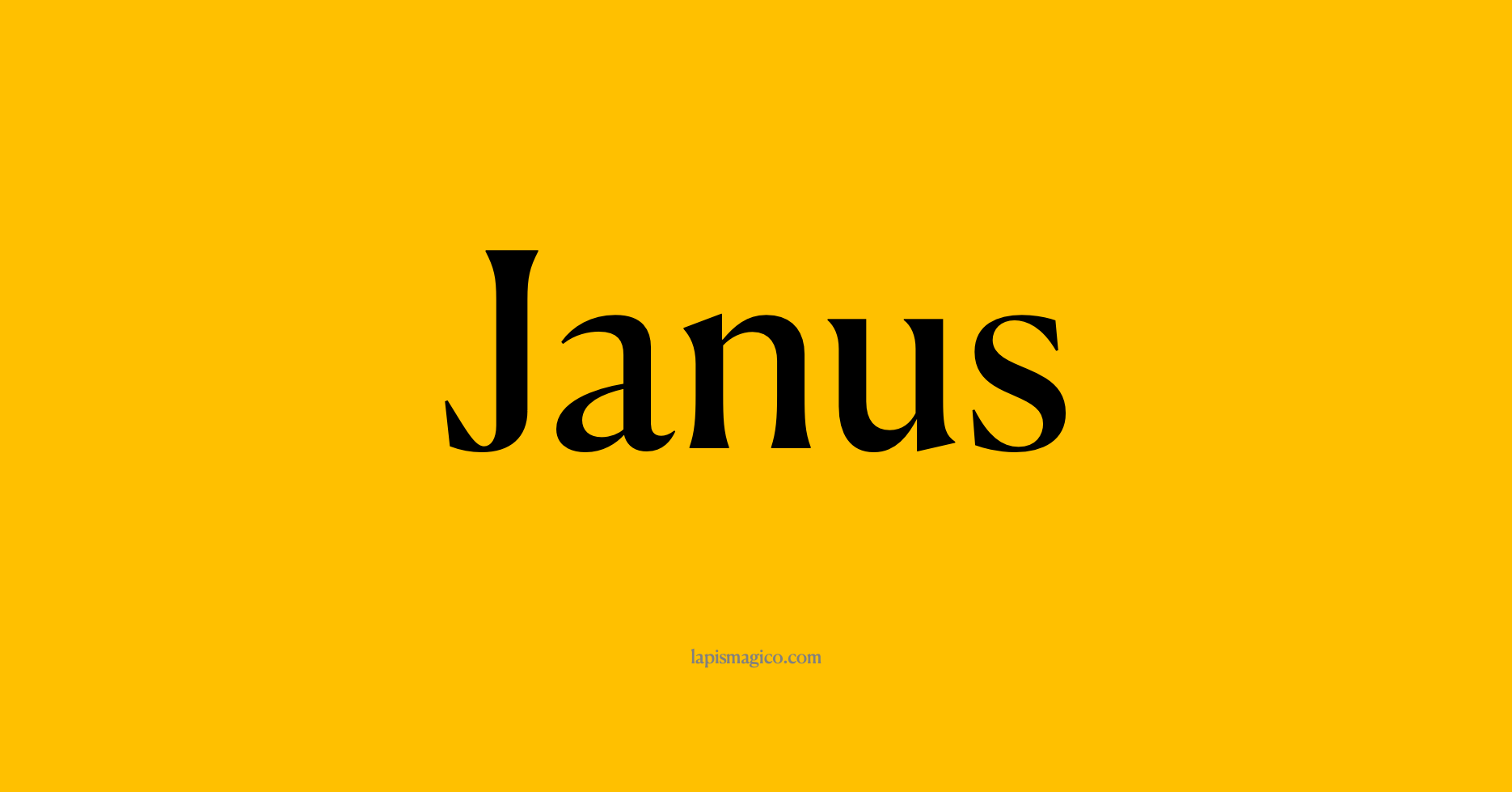 Nome Janus