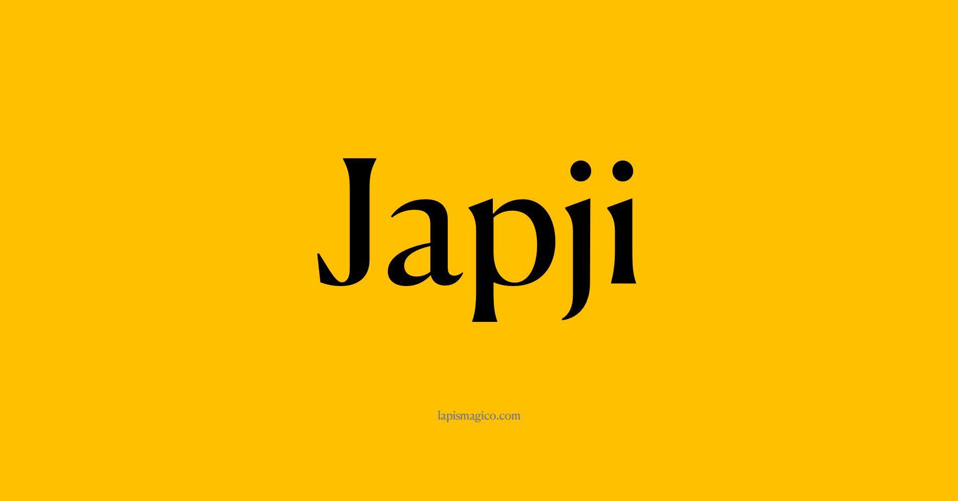 Nome Japji