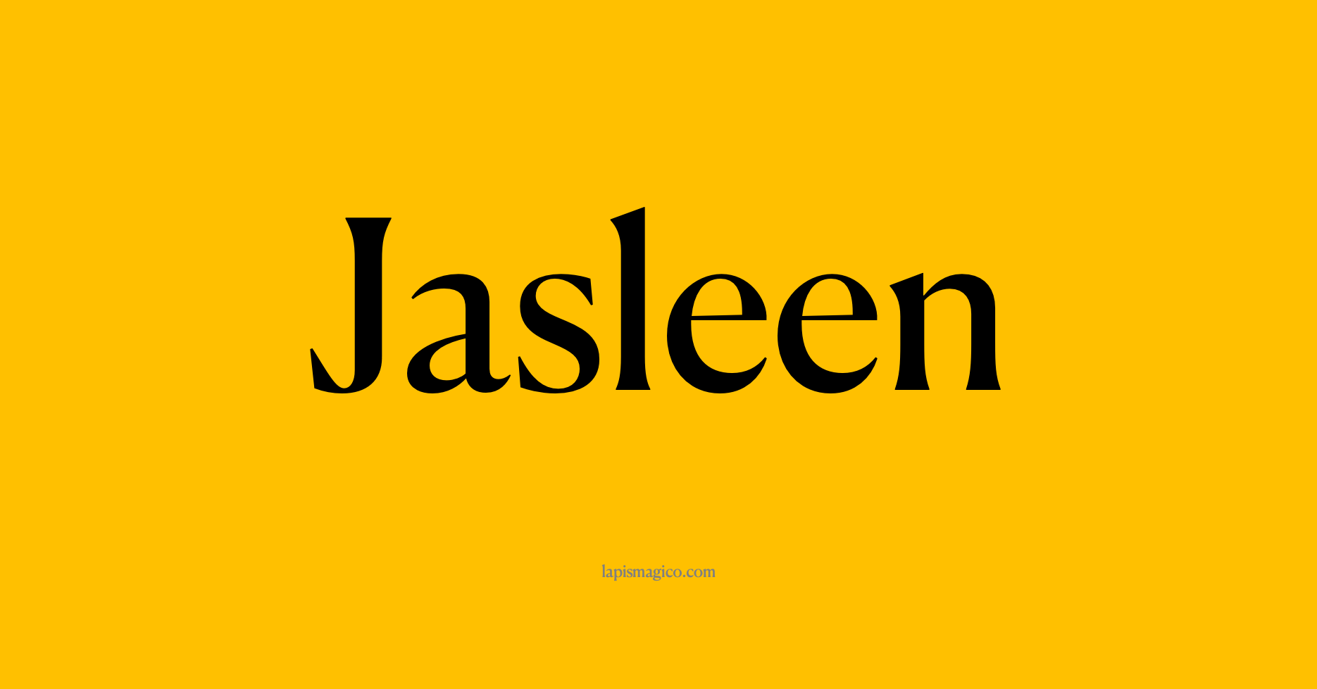 Nome Jasleen