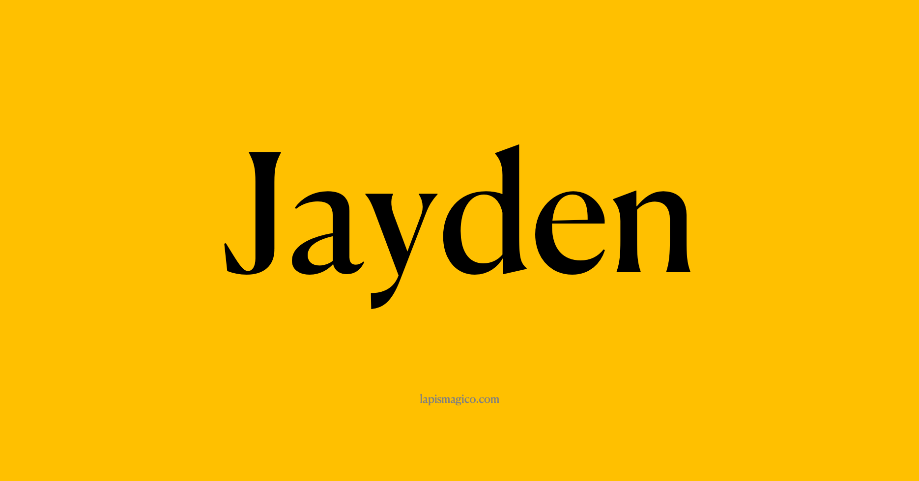 Nome Jayden