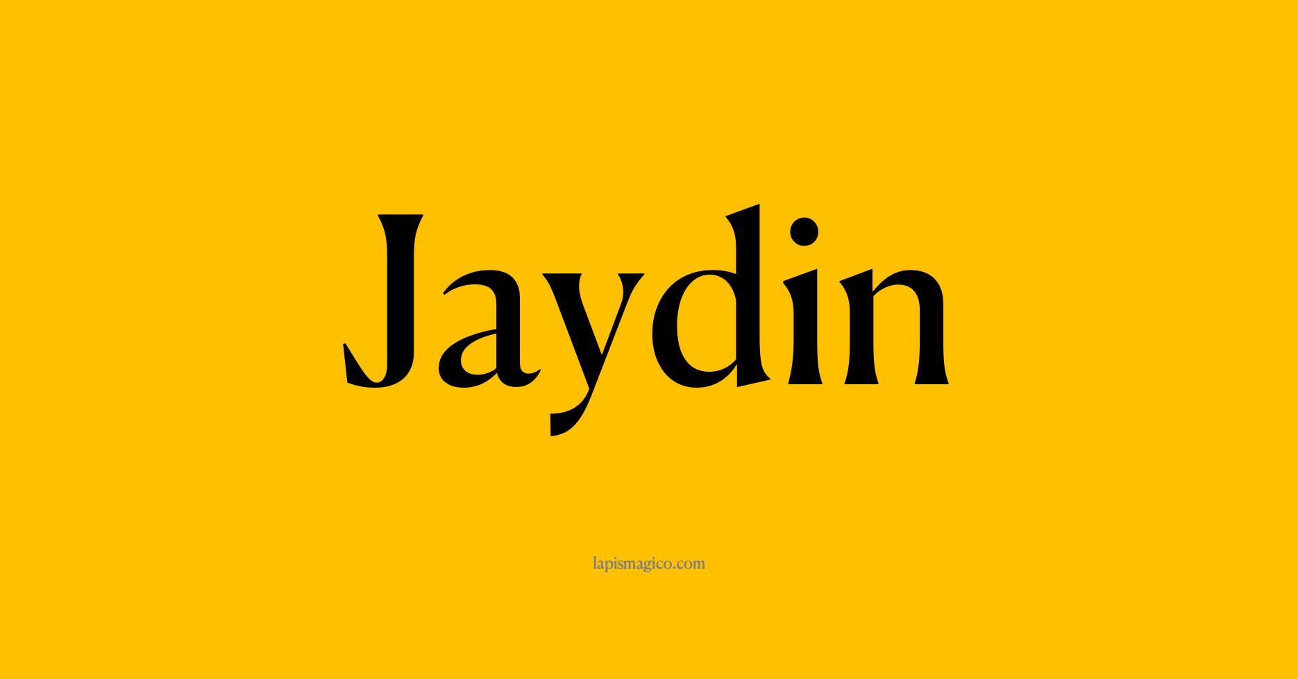 Nome Jaydin