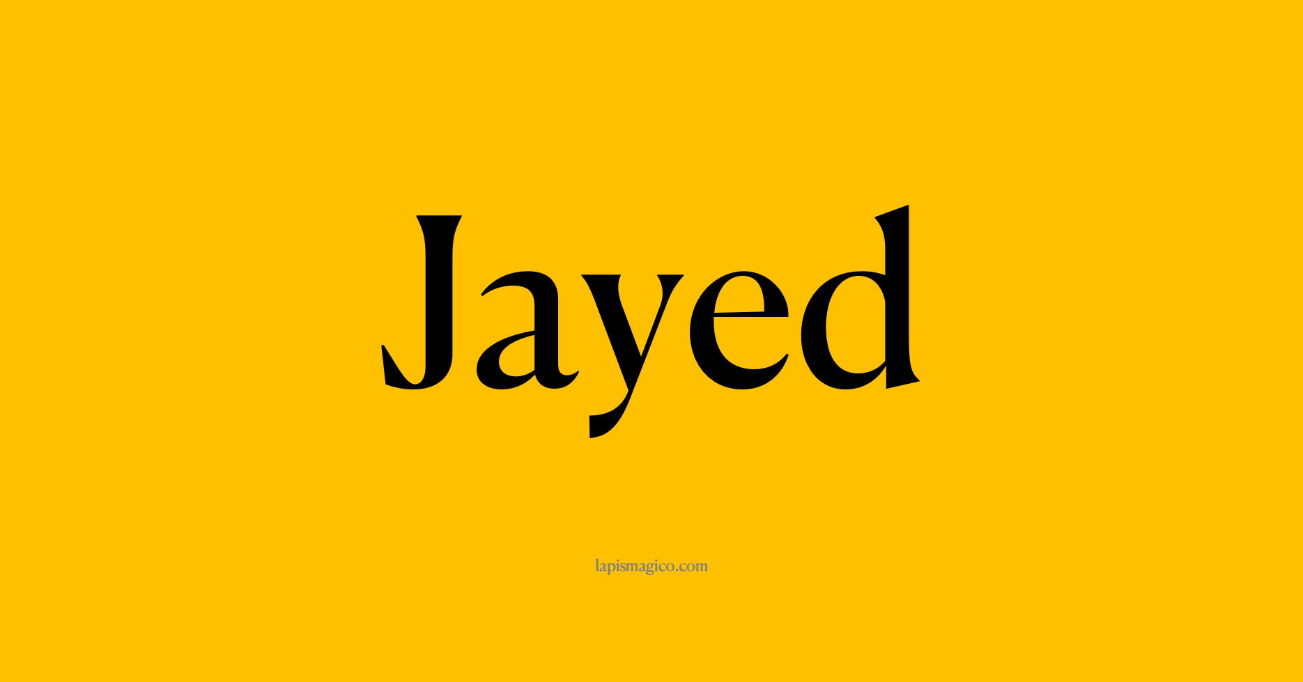 Nome Jayed