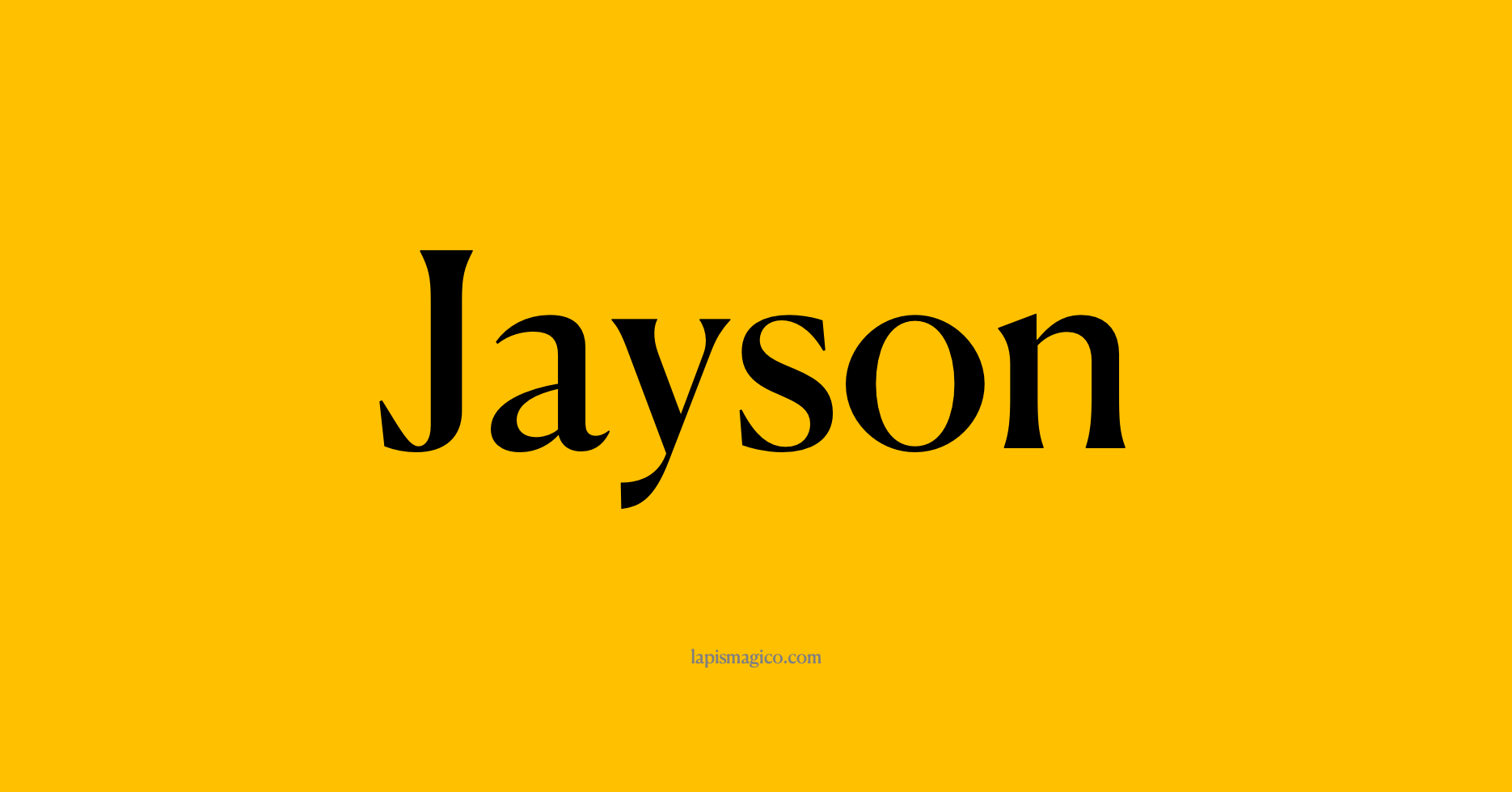 Nome Jayson