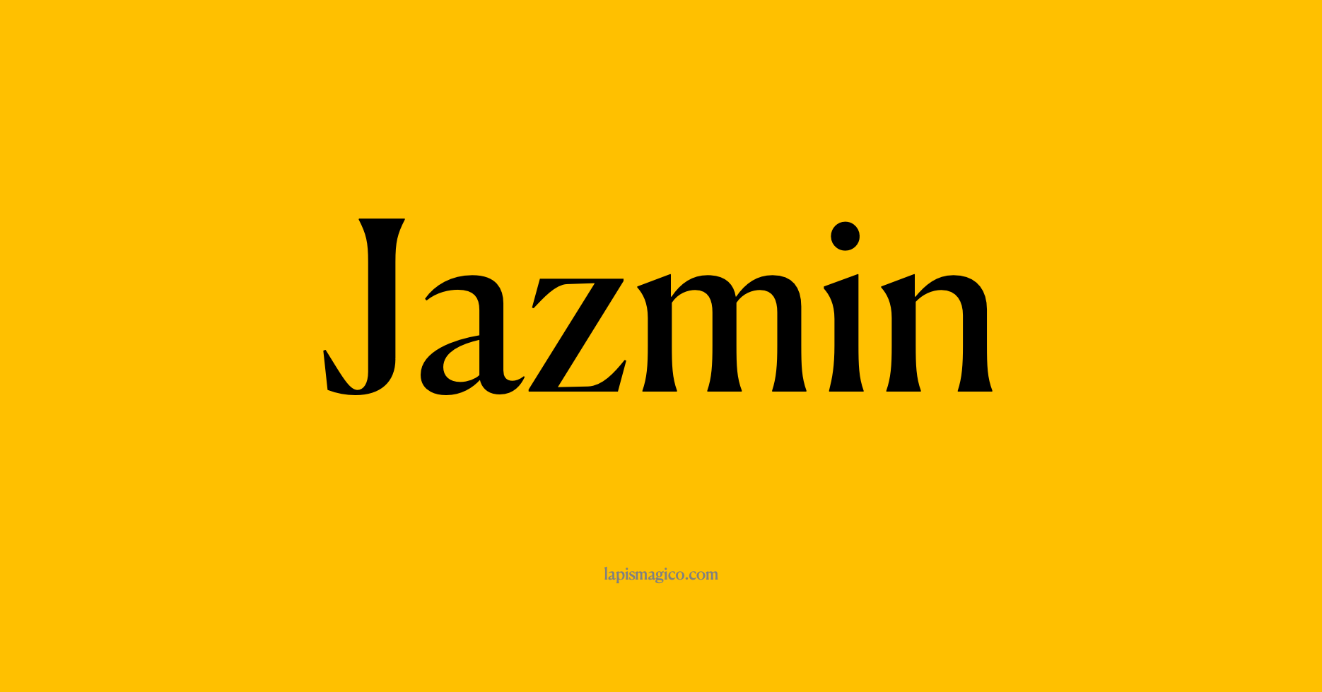 Nome Jazmin