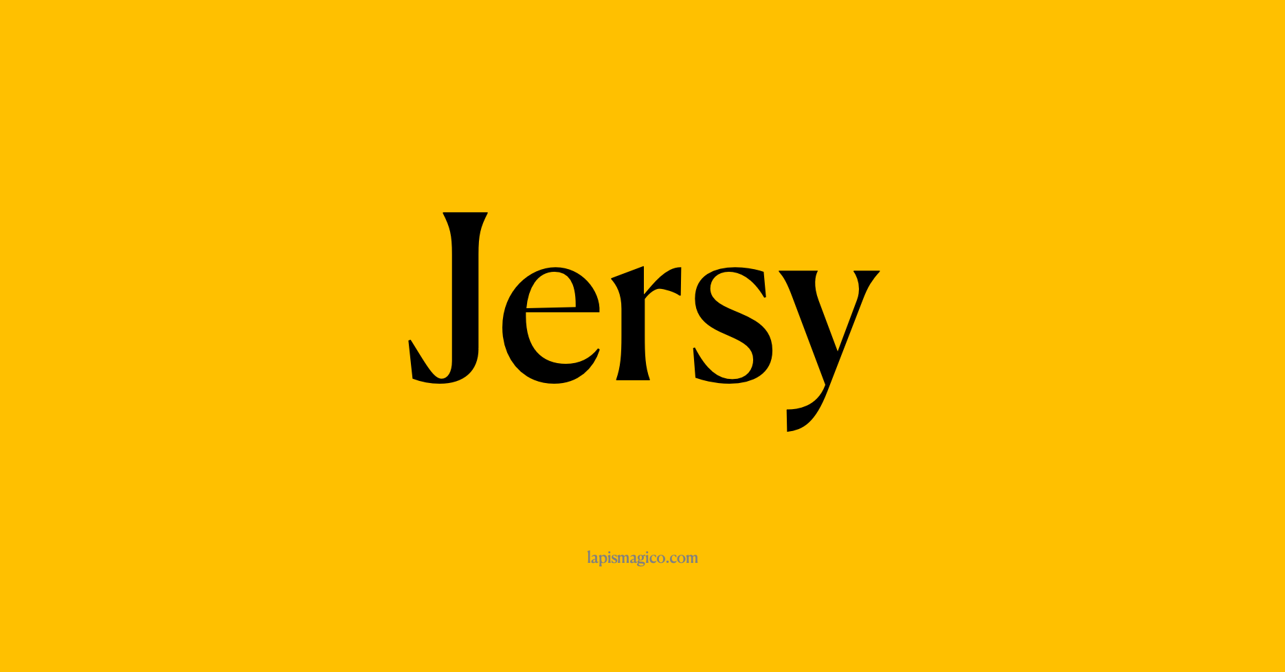 Nome Jersy