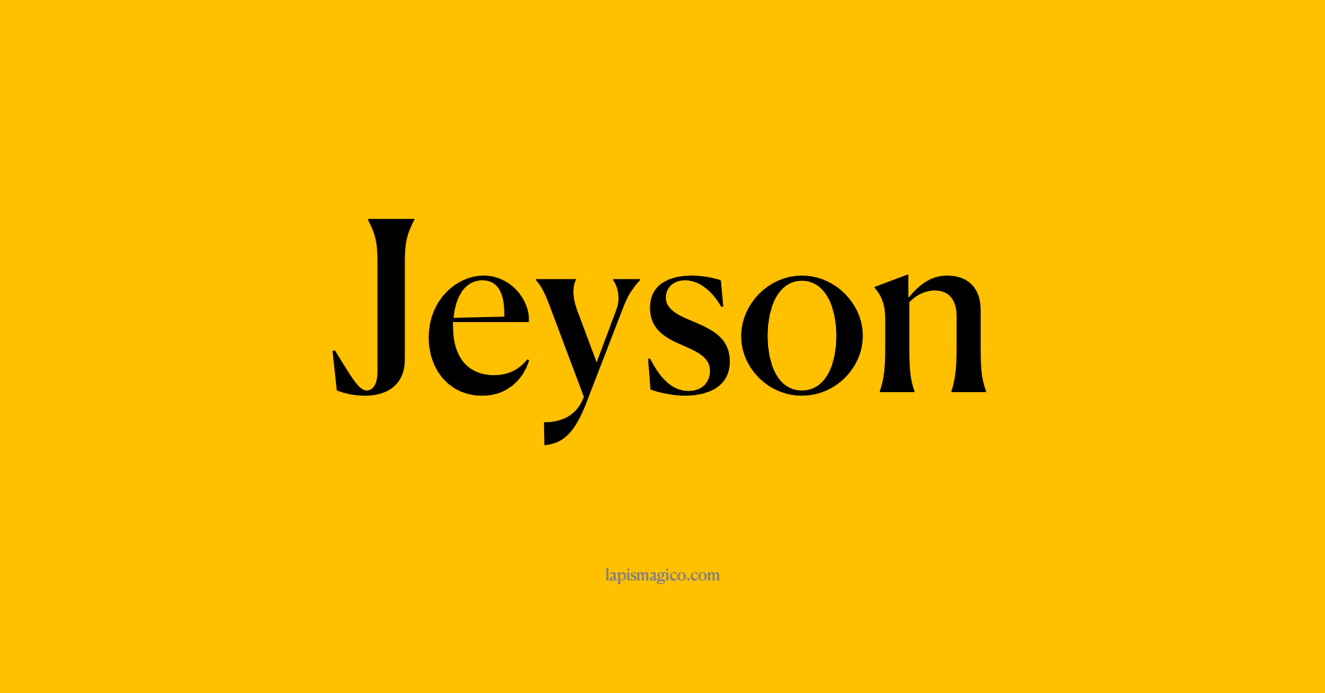 Nome Jeyson