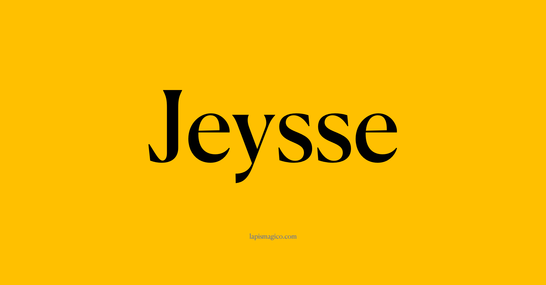 Nome Jeysse