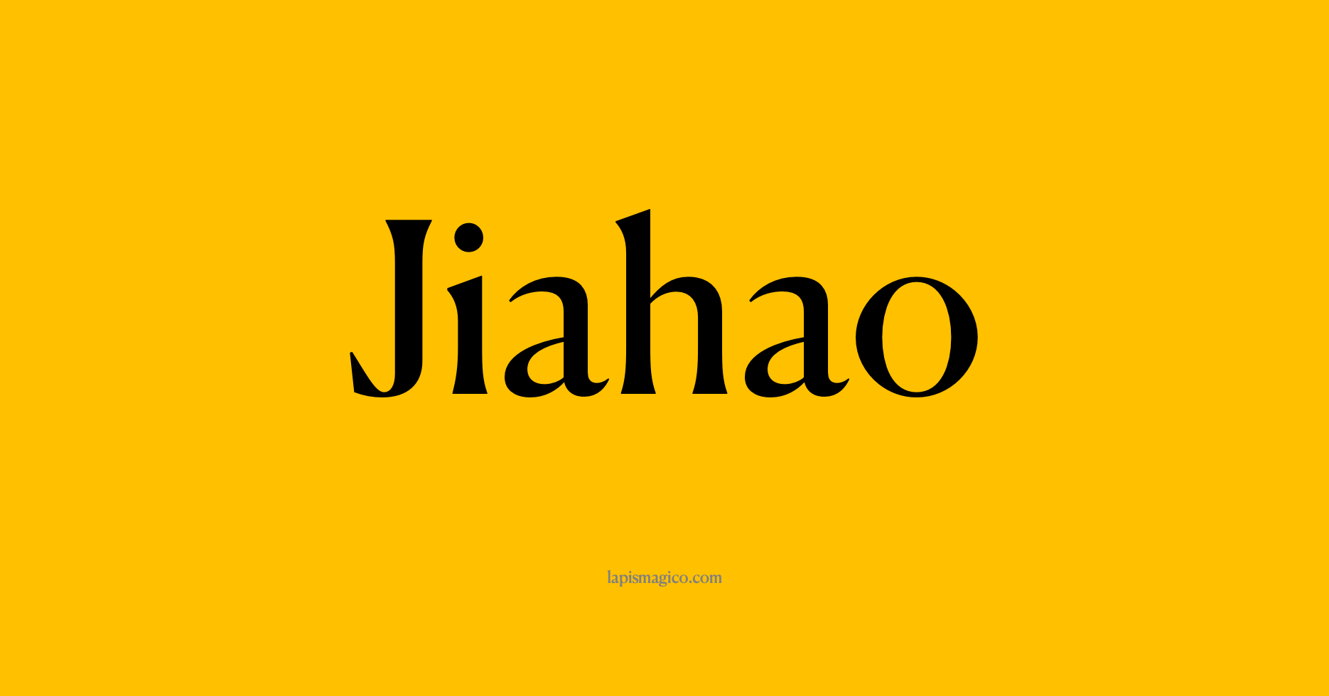 Nome Jiahao