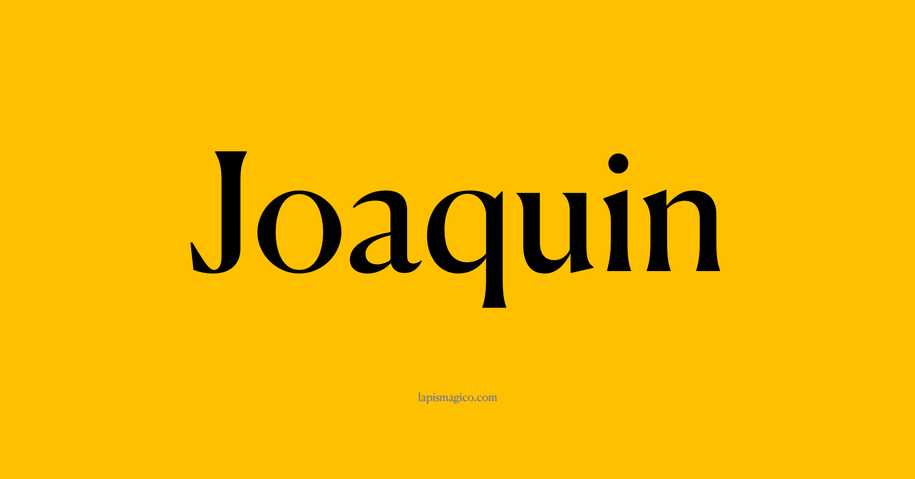 Nome Joaquin
