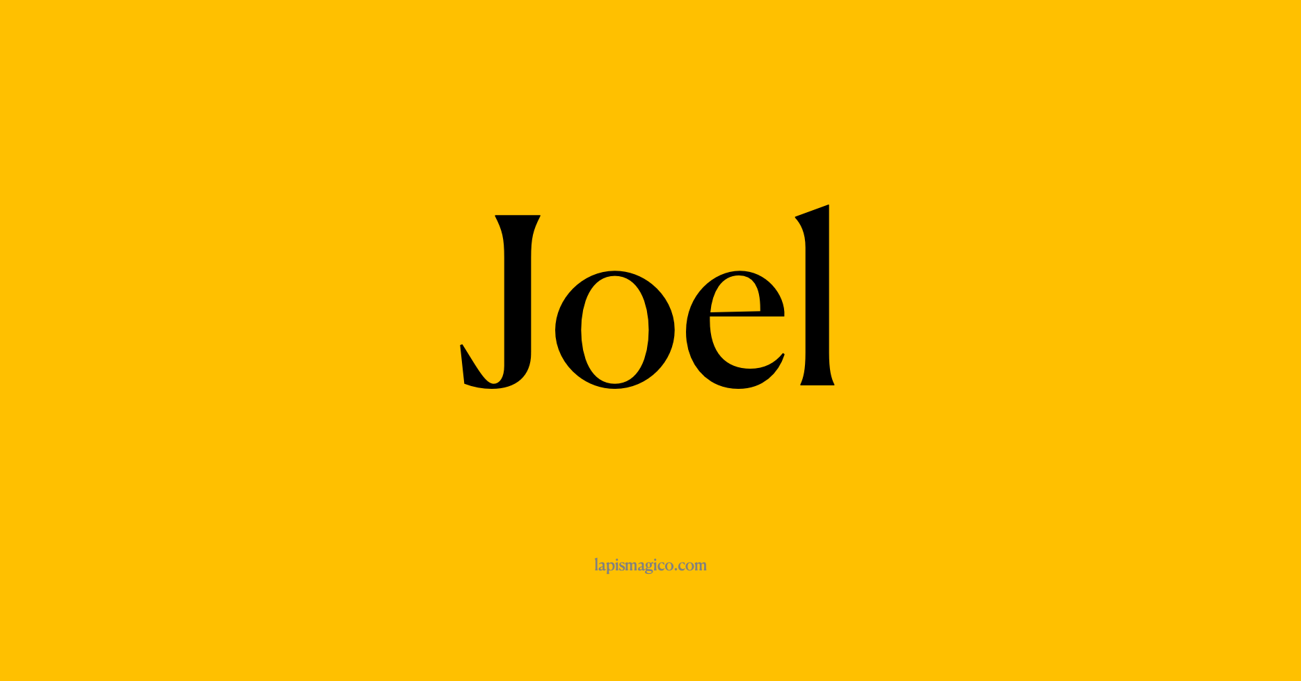 Nome Joel