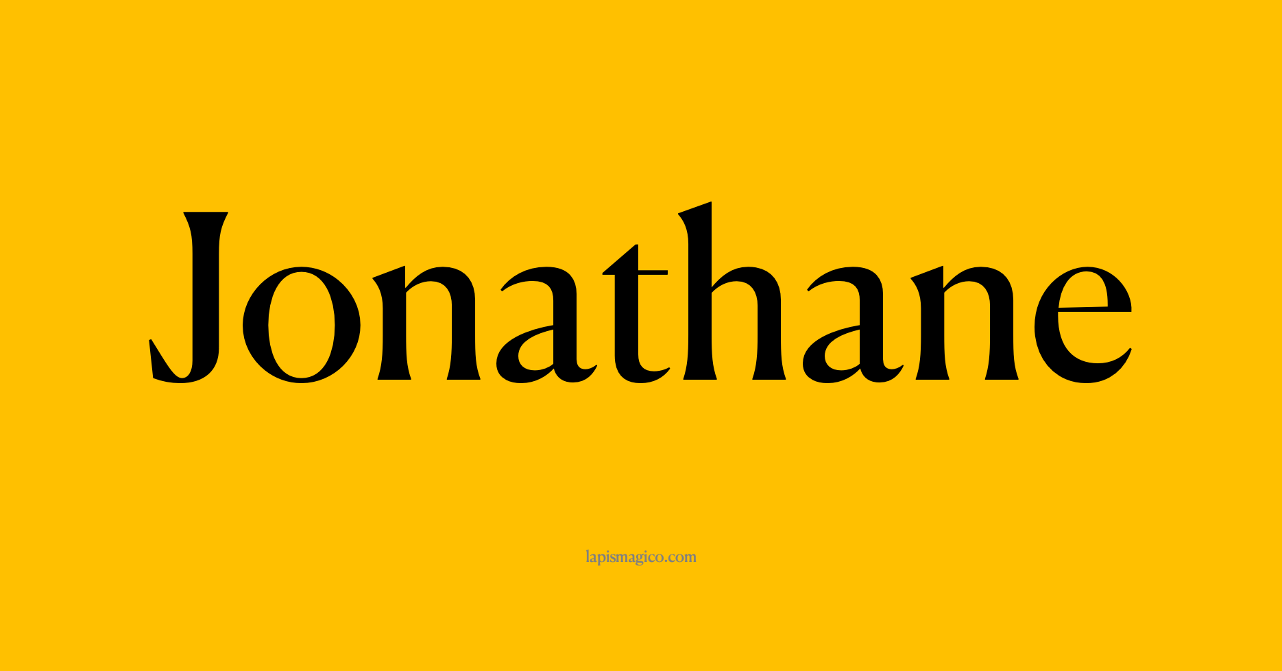Nome Jonathane