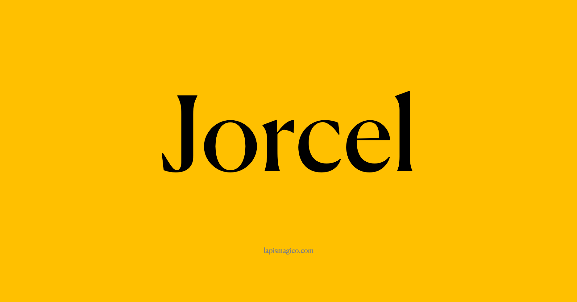 Nome Jorcel