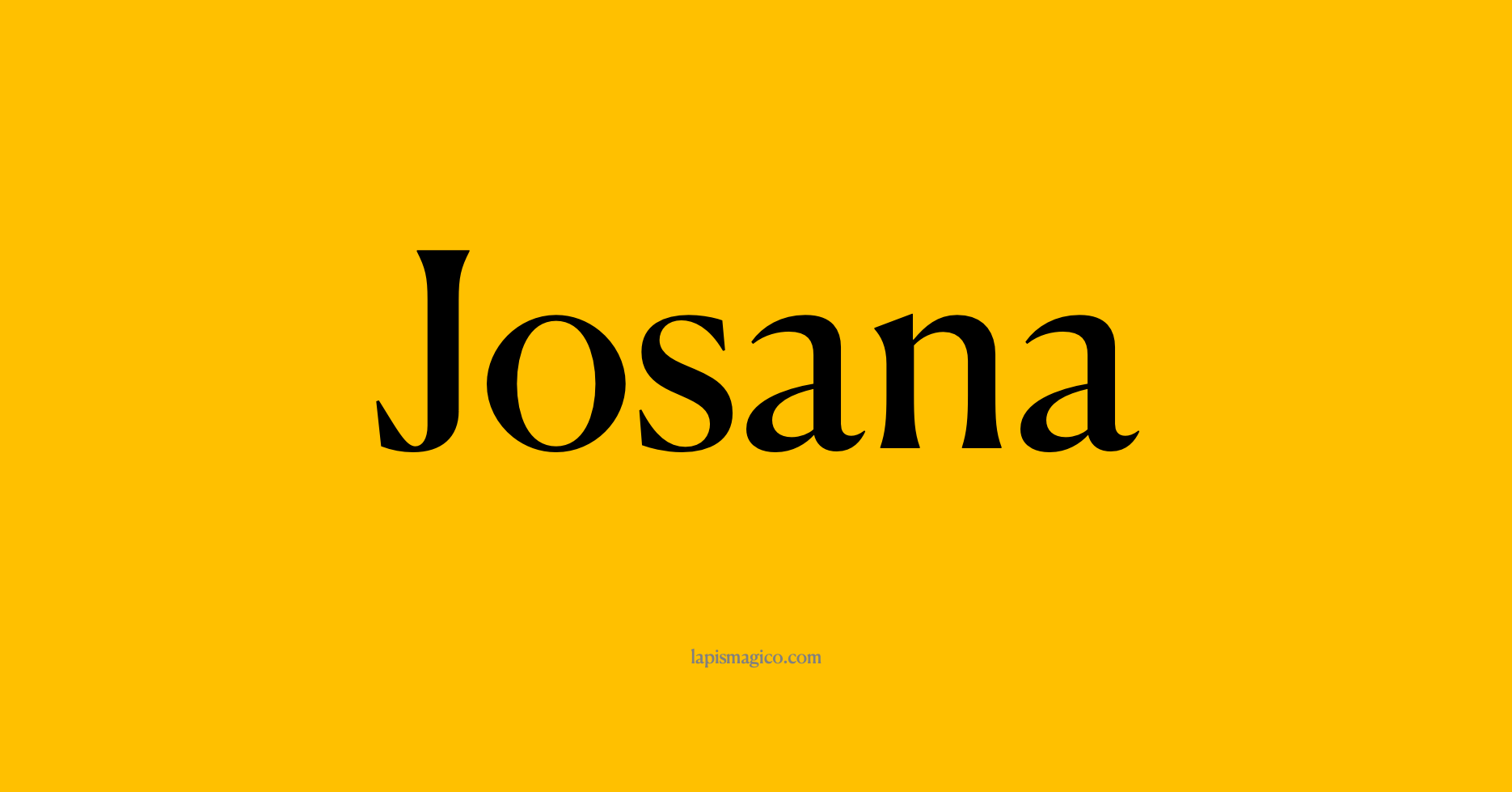 Nome Josana