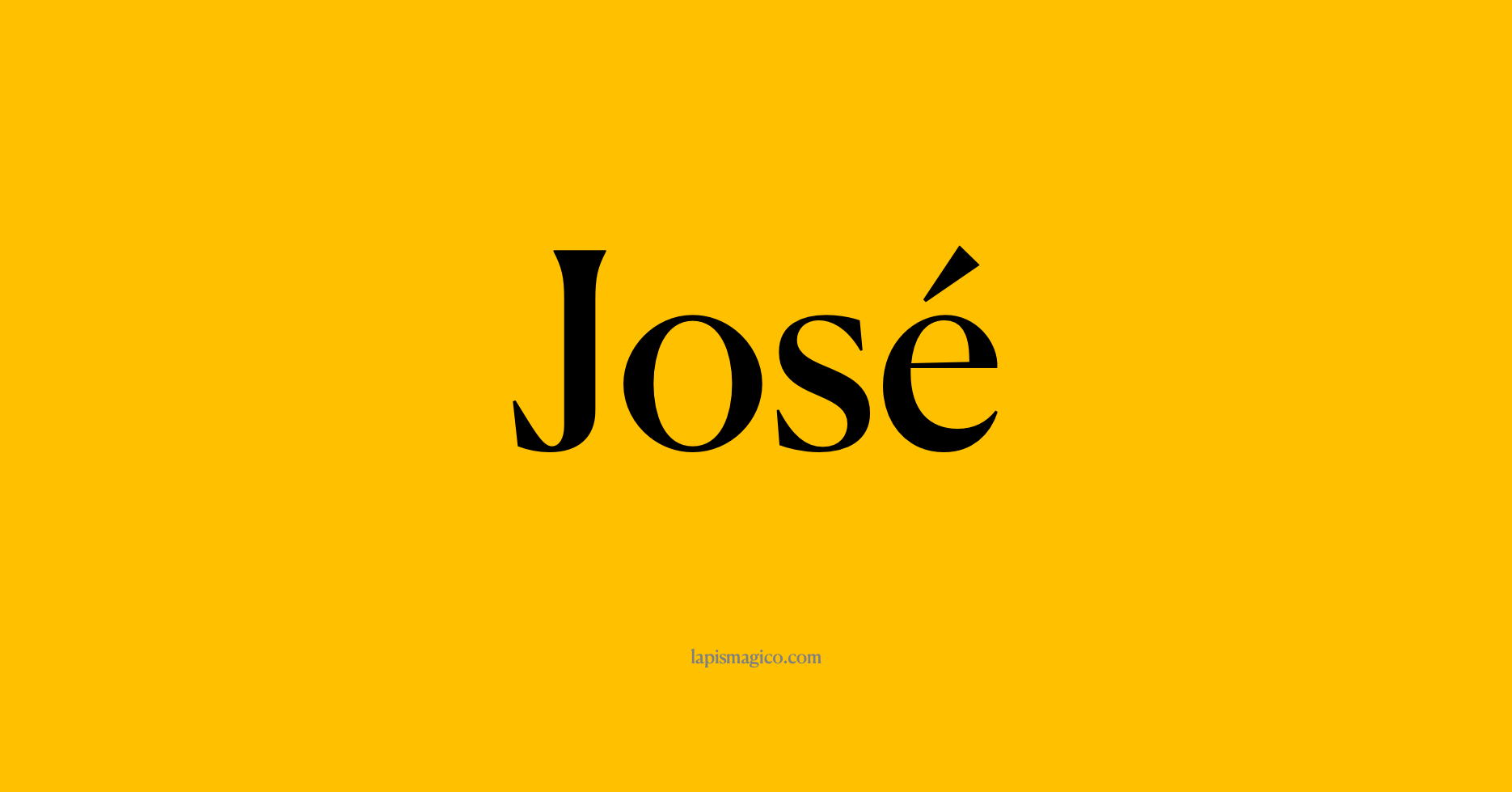 Nome José