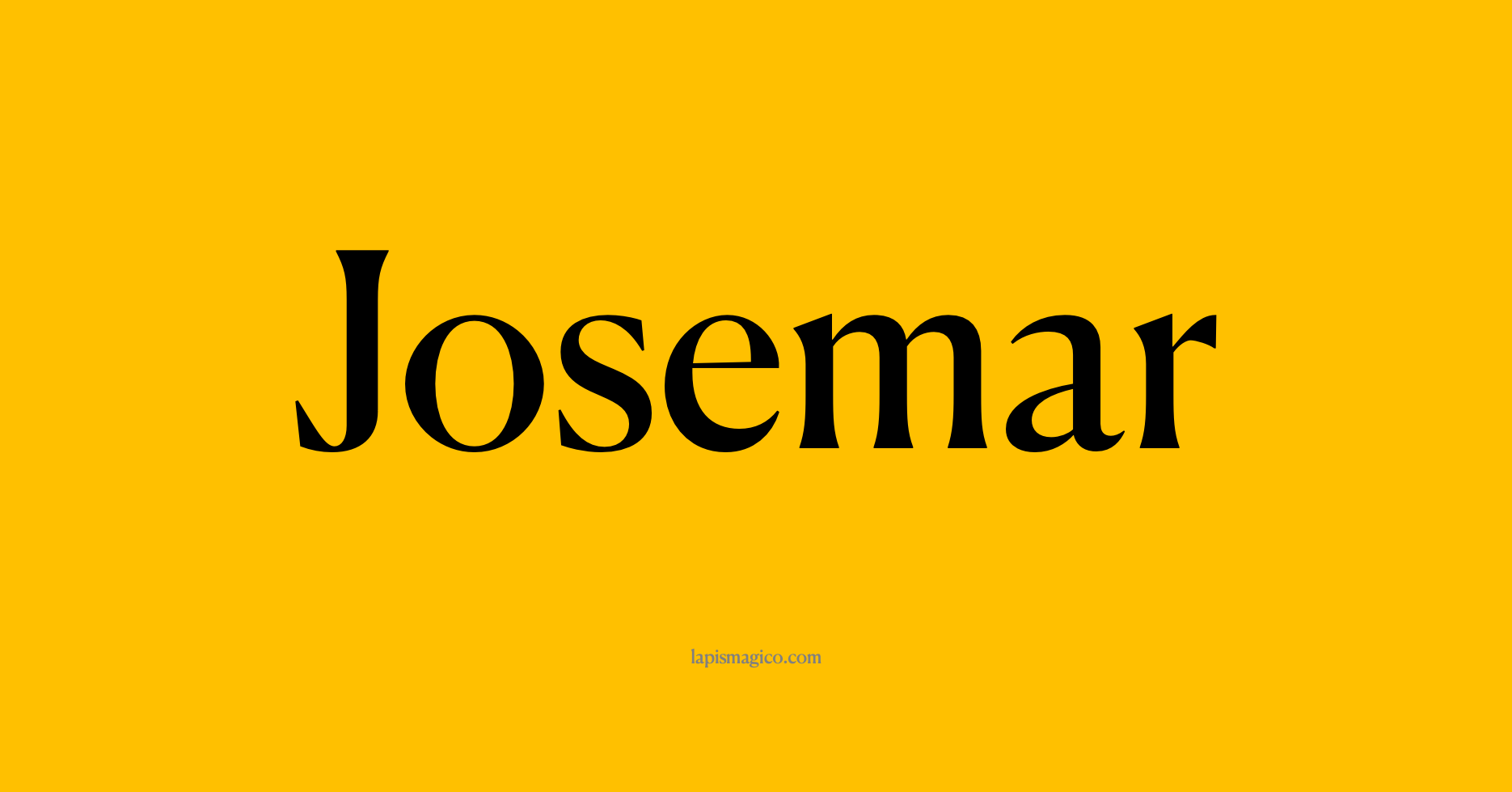 Nome Josemar
