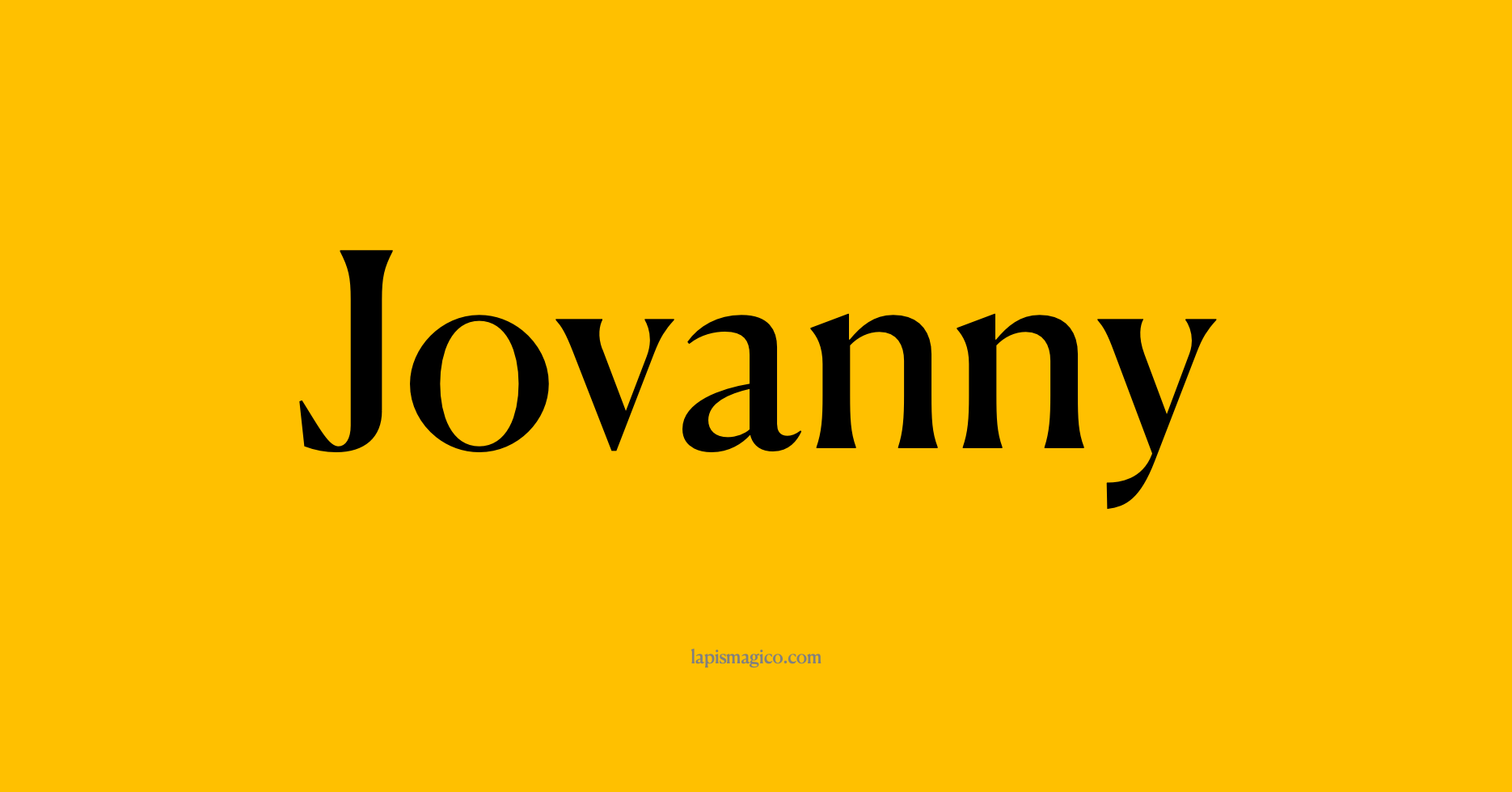 Nome Jovanny
