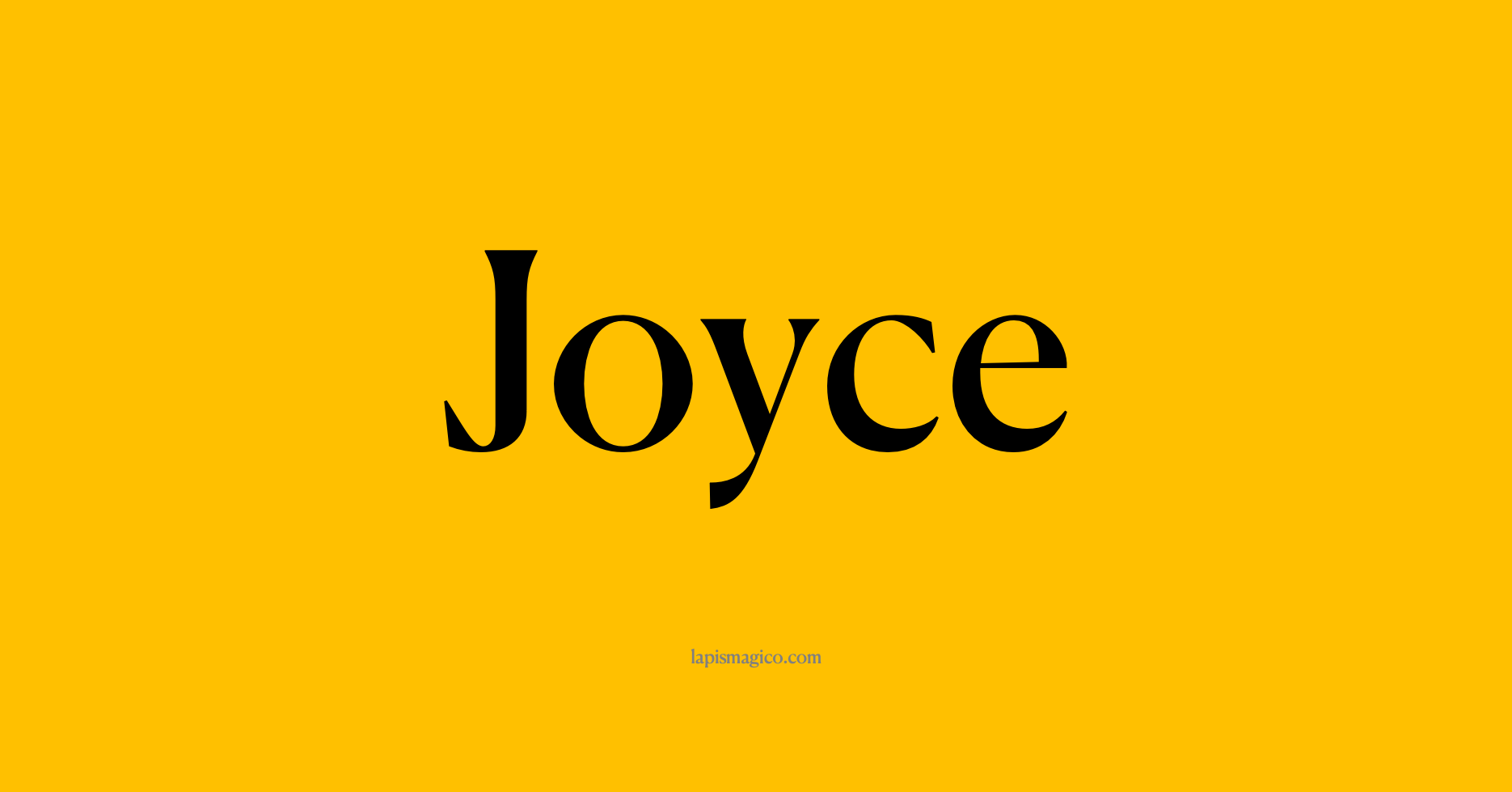 Nome Joyce