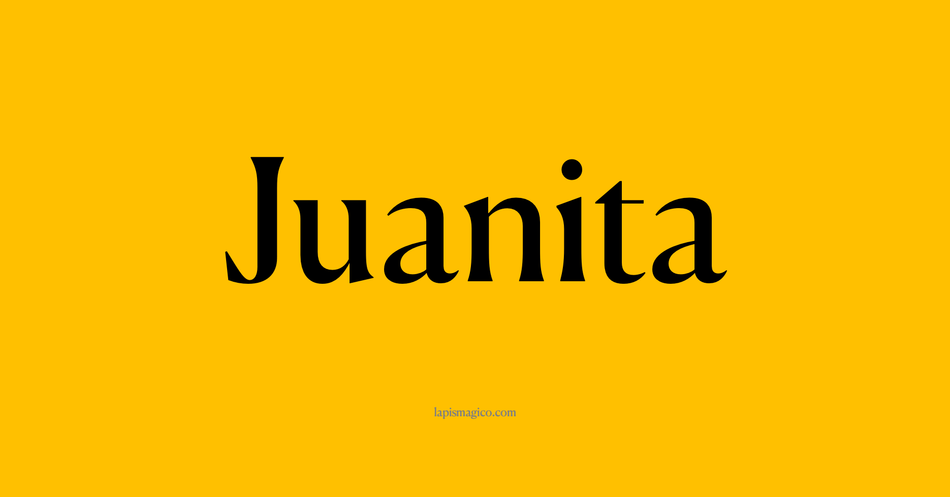 Nome Juanita
